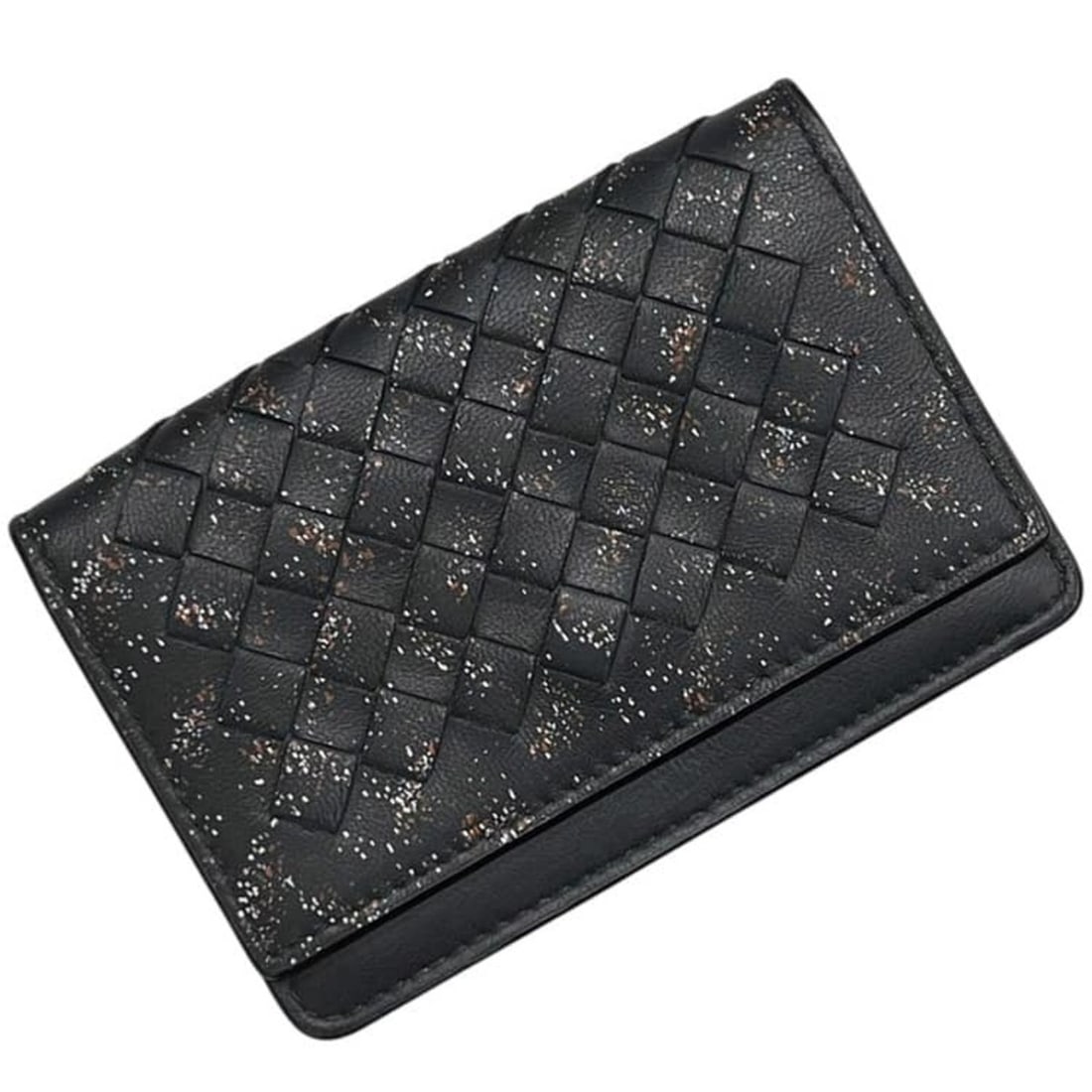 Bottega Veneta Card Case, Black, Intrecciato Leather, Business Holder, S01858163C BOTTEGA VENETA: --- Catalog ---Category: DesignType: Card caseColor: BlackGender: Men,WomenMaterial: Leather Category: GeneralLine: IntrecciatoBrand: Bottega VenetaCategory: Physical PropertiesSize (HxWxD): 7.5cm x 1