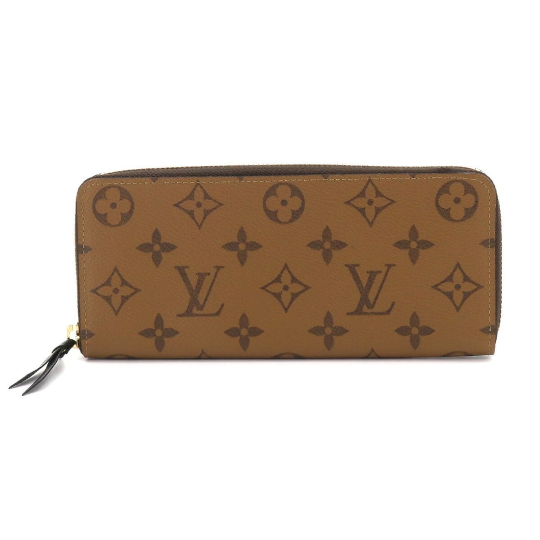 Louis Vuitton Monogram Reverse Portefeuille Clemence Round Long Wallet M82336 RFID: --- Catalog ---Category: SizeSize (HxWxD): 9cm x 19.5cm x 2cm / 3.54'' x 7.67'' x 0.78''Category: DesignType: Long wallet (bi-fold)Color: Monogram ReverseGender: Men,WomenMaterial: Monogram Reverse Ca