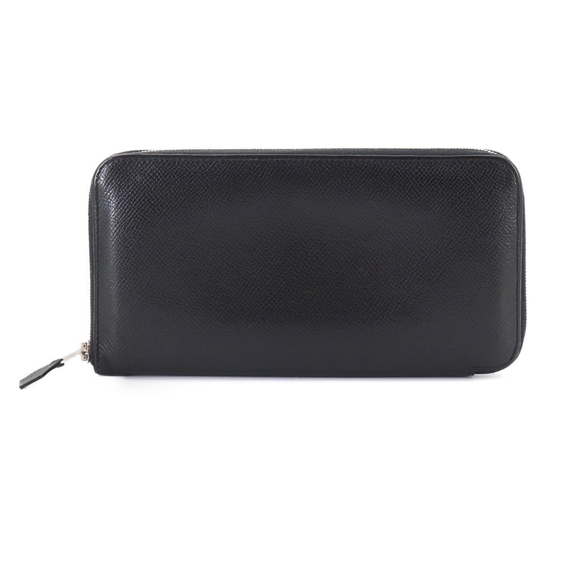 Hermes Azap Long Classic Round Wallet, Epsom Leather, Black, ?L Stamp: --- Catalog ---Category: SizeSize (HxWxD): 10.5cm x 20cm x 1.5cm / 4.13'' x 7.87'' x 0.59''Category: DesignType: Long wallet (bi-fold)Color: BlackGender: MenMaterial: Epsom leather Category: GeneralBr