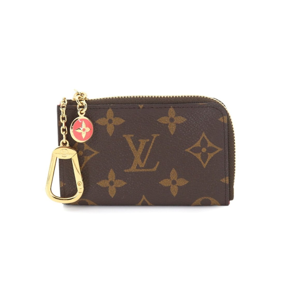 Louis Vuitton Monogram Card Key Case Porte Clé Noa Brown Sweet Coral M14529 RFID Holder: --- Catalog ---Category: SizeSize (HxWxD): 7cm x 11cm x 1.5cm / 2.75'' x 4.33'' x 0.59''Category: DesignType: PouchColor: Coral color, MonogramGender: MenMaterial: Monogram Category: GeneralBrand: Lou