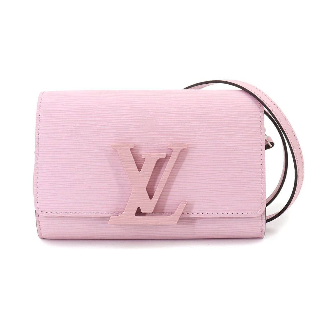 Louis Vuitton Pochette Louise PM, Epi leather, 2-way shoulder/clutch/handbag, Rose Clair, M41104, (1 of 9)