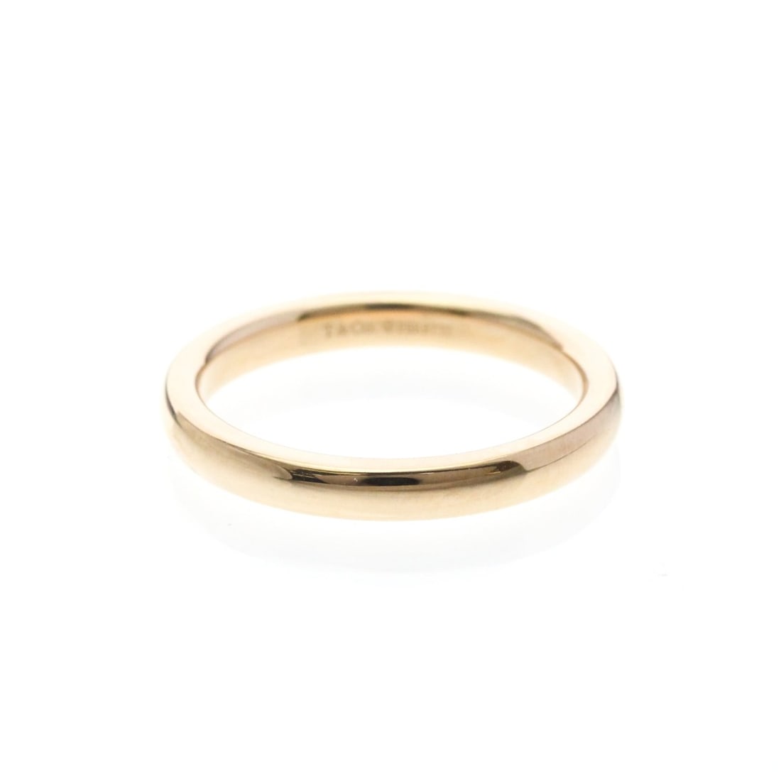 Tiffany Wedding Rings Pink Gold (18K) Fashion No Stone Band Ring Pink Gold: --- Catalog ---Category: SizeWidth: 2.9mm / 0.11''Weight: 4.1g / 0.14oz.JP Size: 12.5US Size: 6-6.5Category: DesignType: Band ringColor: Pink goldMetal: GoldStone: No StoneStyle: FashionGender: Men,Wo