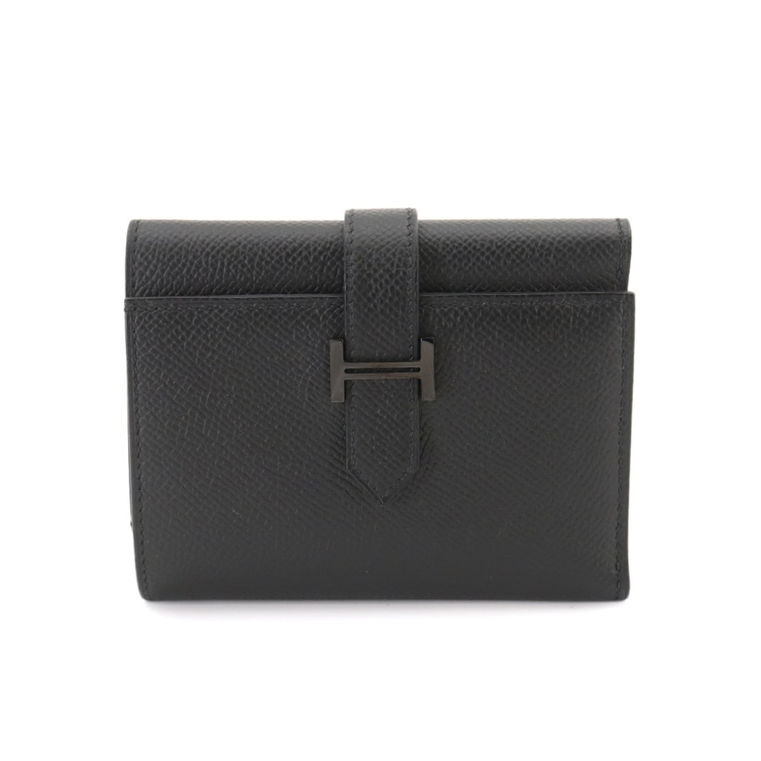 Hermes Bearn Combination Monochrome So Black Tri-fold Wallet, Veau Madame, Z Stamp.: --- Catalog ---Category: SizeSize (HxWxD): 9cm x 11cm x 2cm / 3.54'' x 4.33'' x 0.78''Category: DesignType: Wallet (tri-fold)Color: BlackGender: Women,MenCategory: GeneralBrand: Hermes--- Item List --