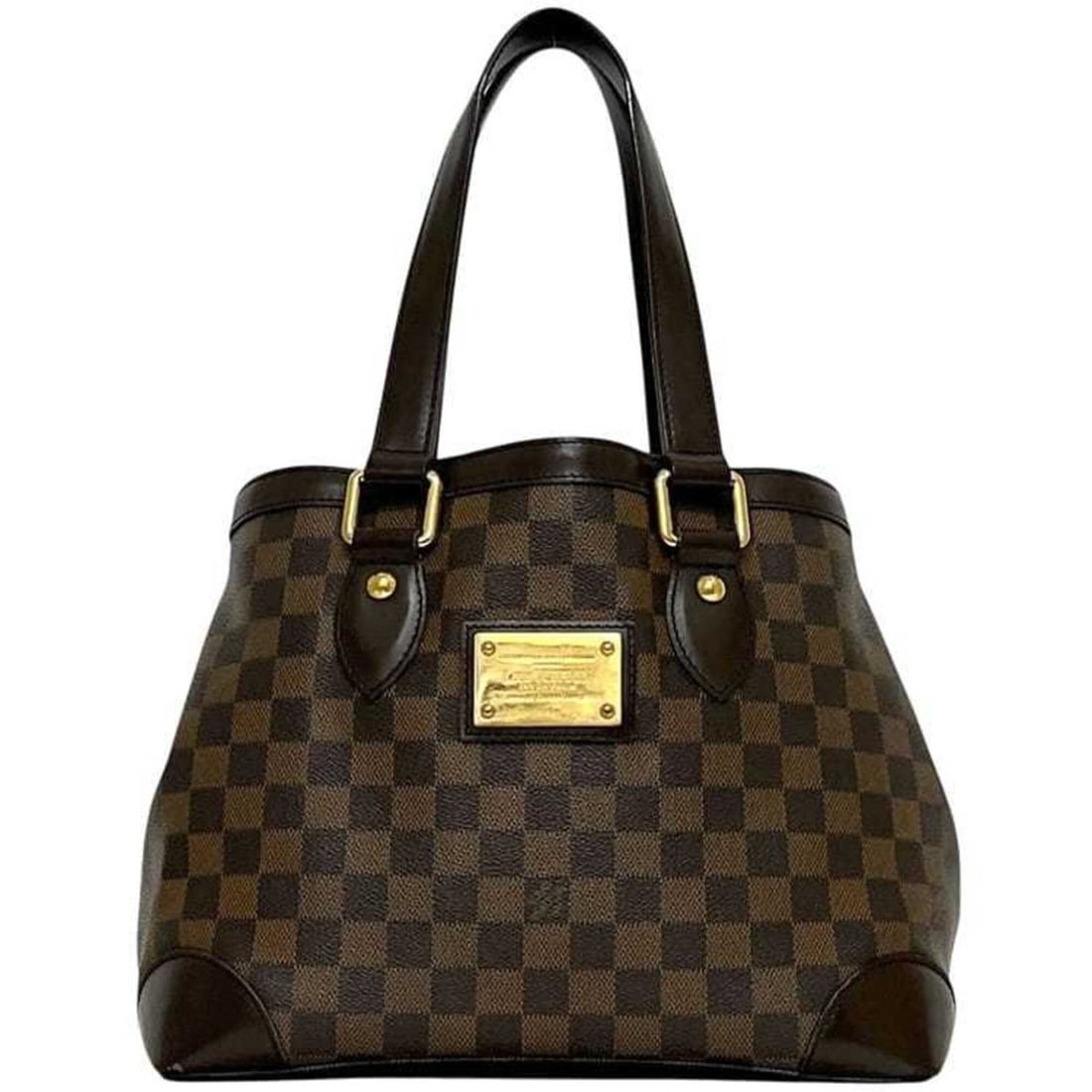 Louis Vuitton Hampstead PM Tote Bag, Brown, Damier Ebene, N51205, Canvas, MI0044 LOUIS VUITTON: --- Catalog ---Category: SizeSize (HxWxD): 23cm x 30cm x 18cm / 9.05'' x 11.81'' x 7.08''Handle Length: 45cm / 17.71''Category: DesignType: Tote bagColor: BrownGender: WomenMaterial: Damier Canvas Cat