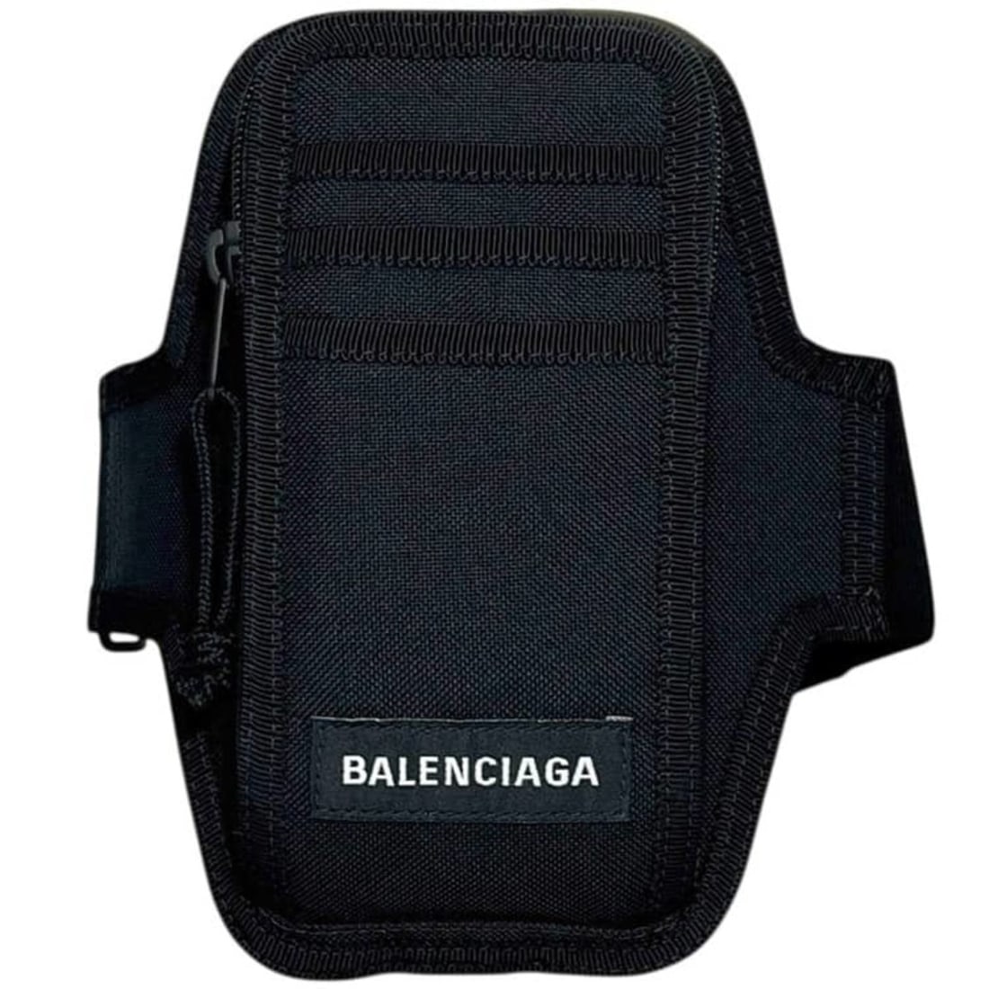 Balenciaga Armband Pouch Explorer Phone Holder Black 655947 1000S 527545 Canvas BALENCIAGA Arm: --- Catalog ---Category: SizeSize (HxWxD): 19cm x 9cm x 2.5cm / 7.48'' x 3.54'' x 0.98''Strap Length: 29cm / 11.41''Category: DesignType: PouchColor: BlackGender: Women,MenMaterial: Canvas Category: G