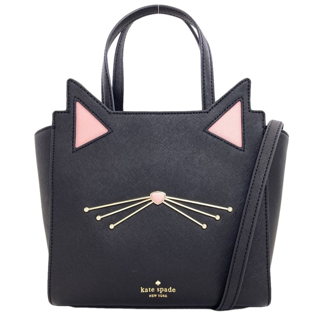 Kate Spade Cat Motif 2-Way Handbag PVC Women's kate spade: --- Catalog ---Category: SizeSize (HxWxD): 22cm x 31cm x 10cm / 8.66'' x 12.2'' x 3.93''Strap Length: 105cm - 120cm / 41.33'' - 47.24''Handle Length: 30cm / 11.81''Category: DesignType: HandbagColor: 