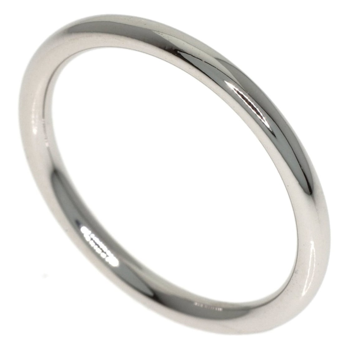 Tiffany & Co. Wedding Ring, Platinum PT950, Women's.: --- Catalog ---Category: SizeWidth: 1.7mm / 0.07''Weight: 2.5g / 0.08oz.JP Size: 8US Size: 4.5Category: DesignType: Wedding ringMetal: PlatinumGender: WomenMetal Purity: Platinum950Category: GeneralBr