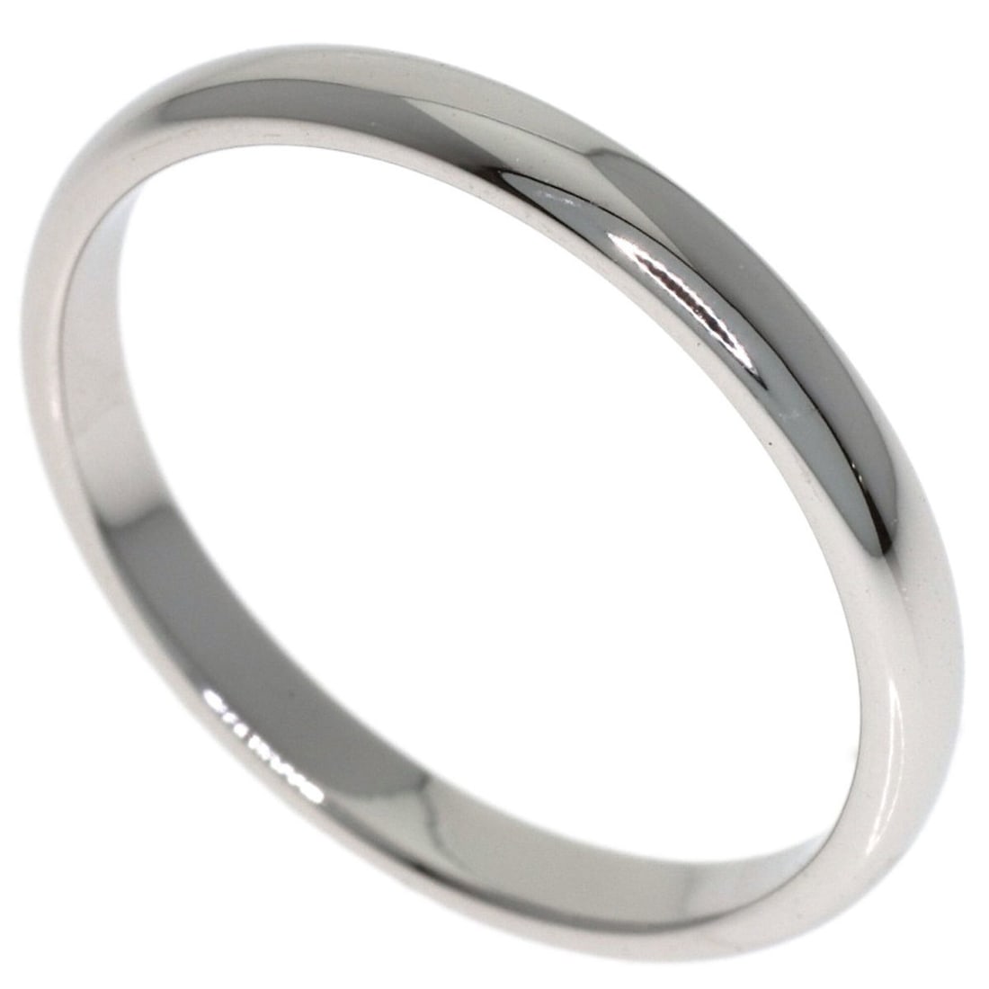Tiffany & Co. Wedding Ring, Platinum PT950, Women's.: --- Catalog ---Category: SizeWidth: 2mm / 0.08''Weight: 2.2g / 0.07oz.JP Size: 7.5US Size: 4Category: DesignType: Wedding ringMetal: PlatinumGender: WomenMetal Purity: Platinum950Category: GeneralBran