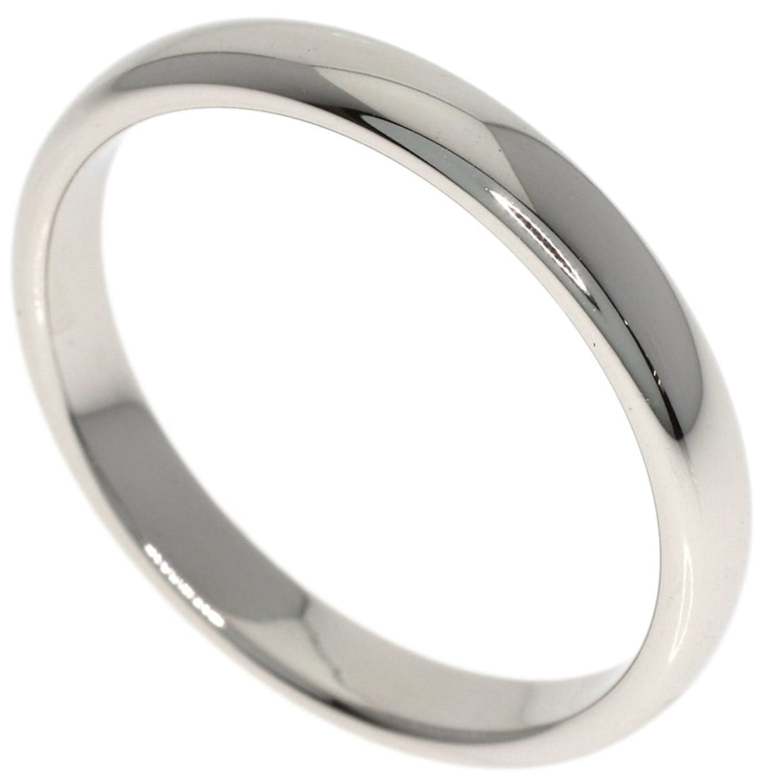 Tiffany & Co. Wedding Ring, Platinum PT950, Women's.: --- Catalog ---Category: SizeWidth: 3mm / 0.12''Weight: 5.1g / 0.17oz.JP Size: 16US Size: 8Category: DesignType: Wedding ringMetal: PlatinumGender: WomenMetal Purity: Platinum950Category: GeneralBrand
