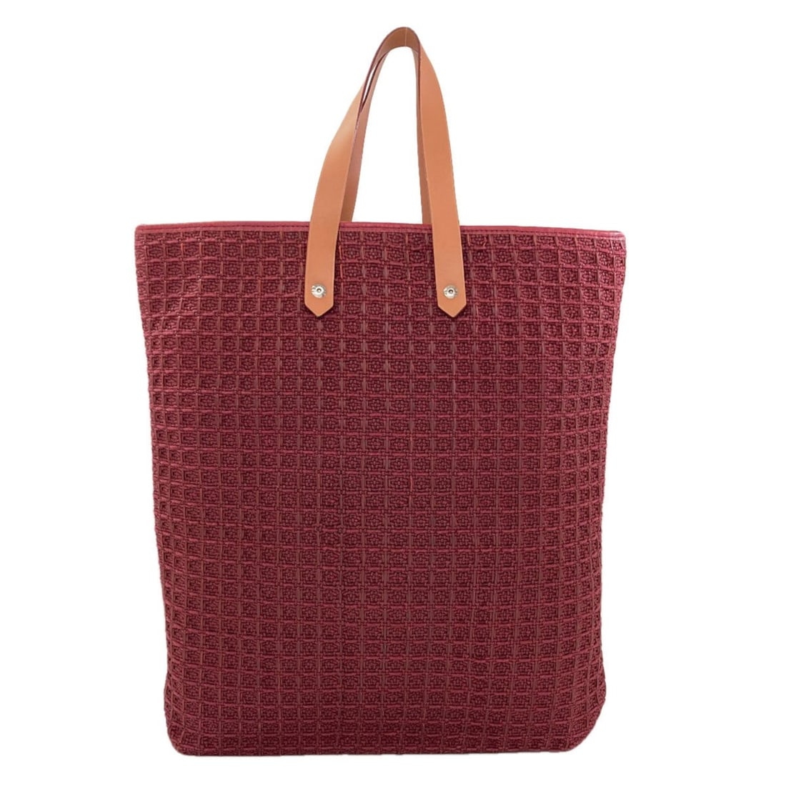 Hermes Amedaba GM handbag, canvas, women's.: --- Catalog ---Category: SizeSize (HxWxD): 39cm x 29cm x 7.5cm / 15.35'' x 11.41'' x 2.95''Category: DesignType: HandbagColor: BordeauxGender: WomenMaterial: Canvas Category: GeneralBrand: Hermes--- I