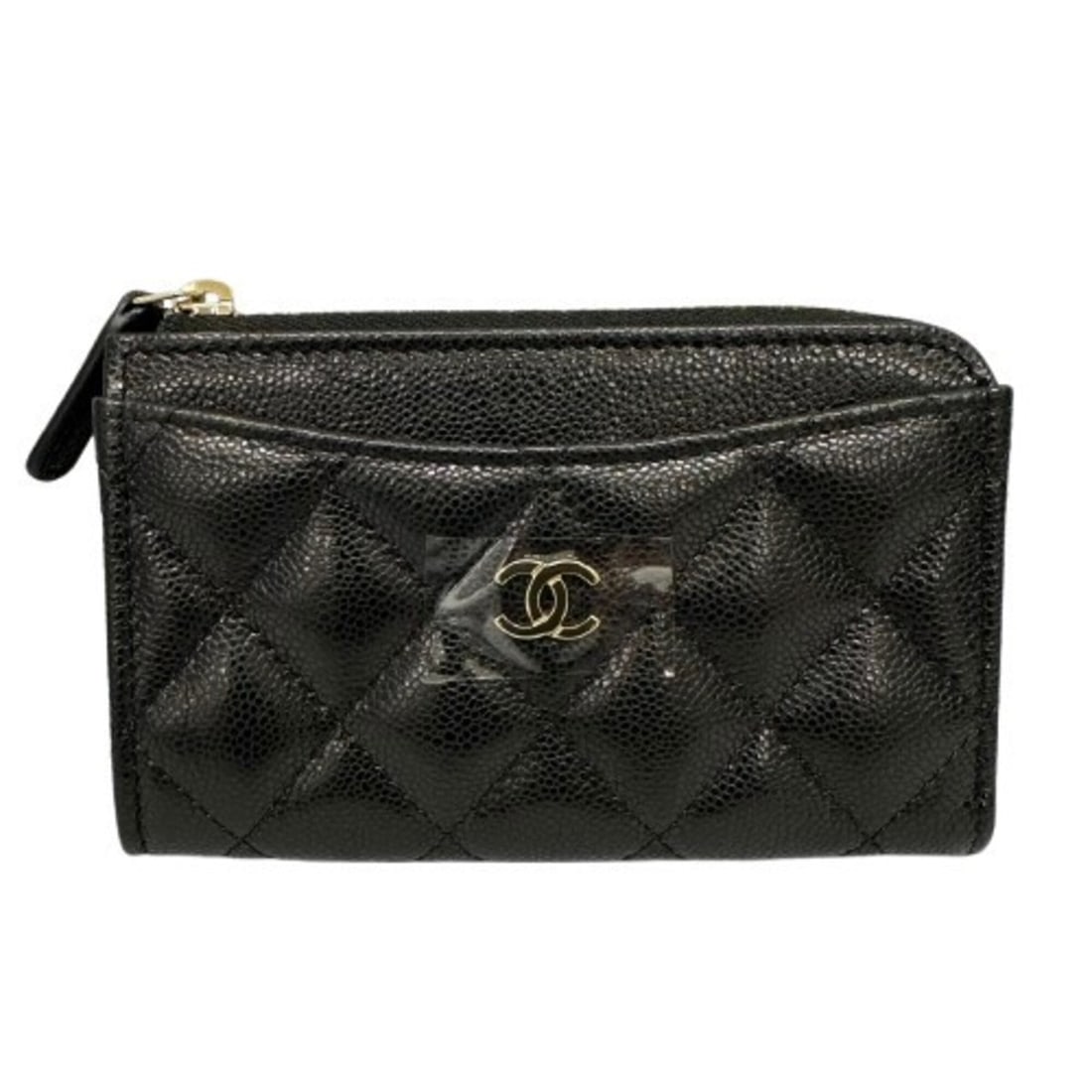 CHANEL Matelassé Caviar Skin Classic Zip AP3179 Coin Card Case Black Women's: --- Catalog ---Category: SizeSize (HxWxD): 8cm x 13cm x 2cm / 3.14'' x 5.11'' x 0.78''Category: DesignType: Wallet (bi-fold)Color: BlackGender: WomenMaterial: Grained Calfskin Category: GeneralLine: M