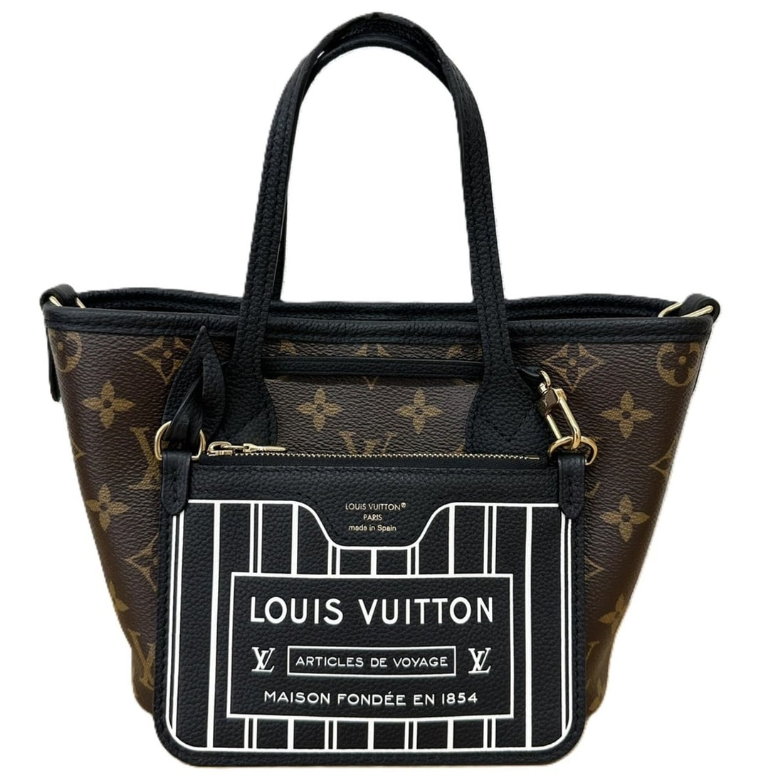 Louis Vuitton Neverfull Inside Out BB M12099 Tote Bag: --- Catalog ---Category: SizeSize (HxWxD): 16cm x 26cm x 10cm / 6.29'' x 10.23'' x 3.93''Category: DesignType: Tote bagColor: BrownGender: WomenMaterial: Leather Category: GeneralLine: MonogramBrand: 