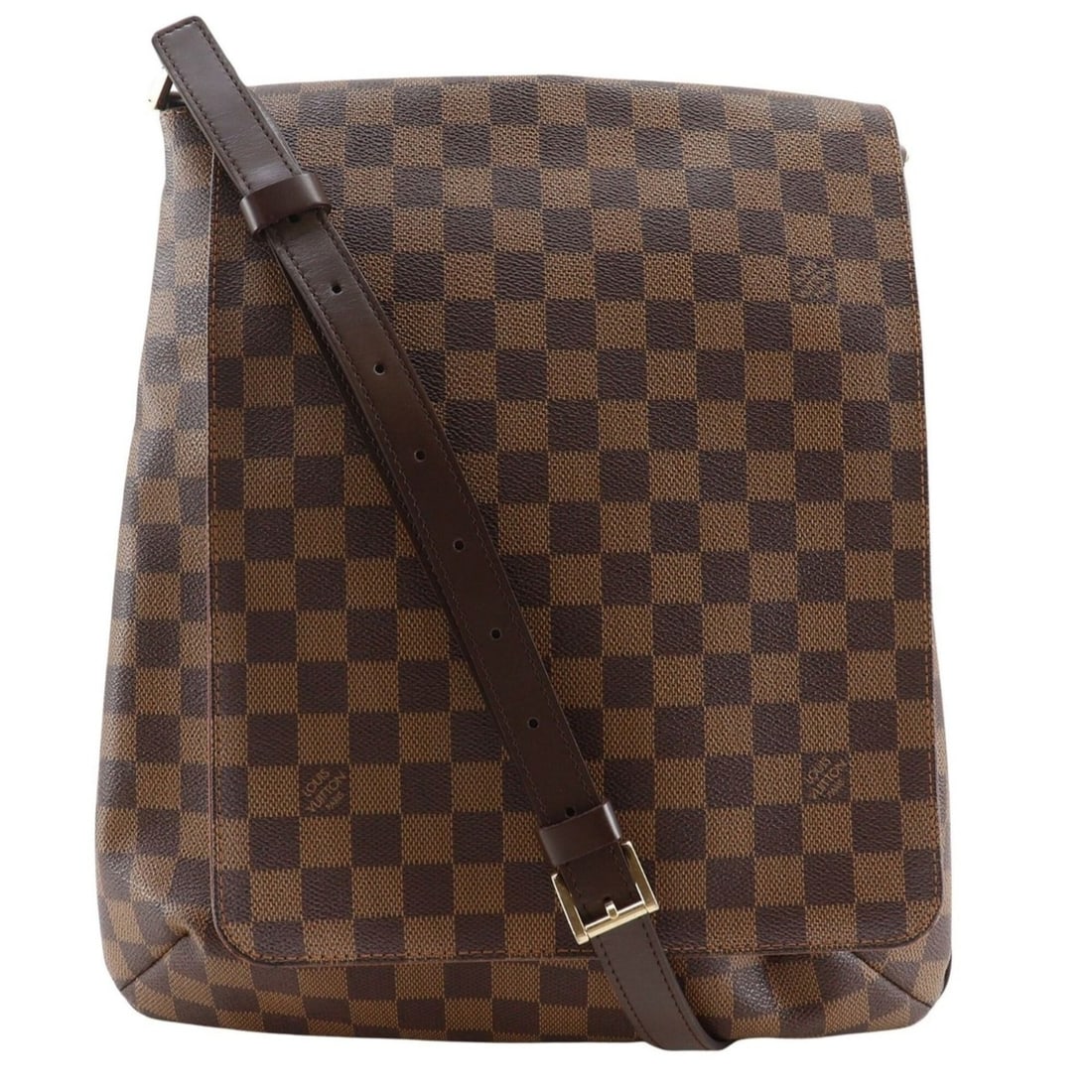 Louis Vuitton Musette Shoulder Bag N51302 Damier Canvas 2003 Brown SL0063 A4 Flap Men's: --- Catalog ---Category: SizeSize (HxWxD): 36cm x 31cm x 7cm / 14.17'' x 12.2'' x 2.75''Category: DesignType: Shoulder bagColor: BrownGender: Men,WomenMaterial: Damier Canvas Category: GeneralMPN: N51