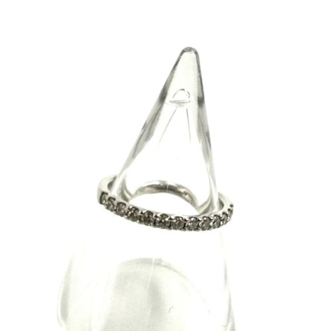 TIFFANY & CO. Tiffany Half Eternity Ring, Pt950, 0.240ct, 2.15g: --- Catalog ---Category: SizeWeight: 2.15g / 0.07oz.JP Size: 7US Size: 4Category: DesignType: Band ringColor: PlatinumStone: DiamondGender: WomenMaterial: Platinum 950Weight (ct.): 0.240Category: