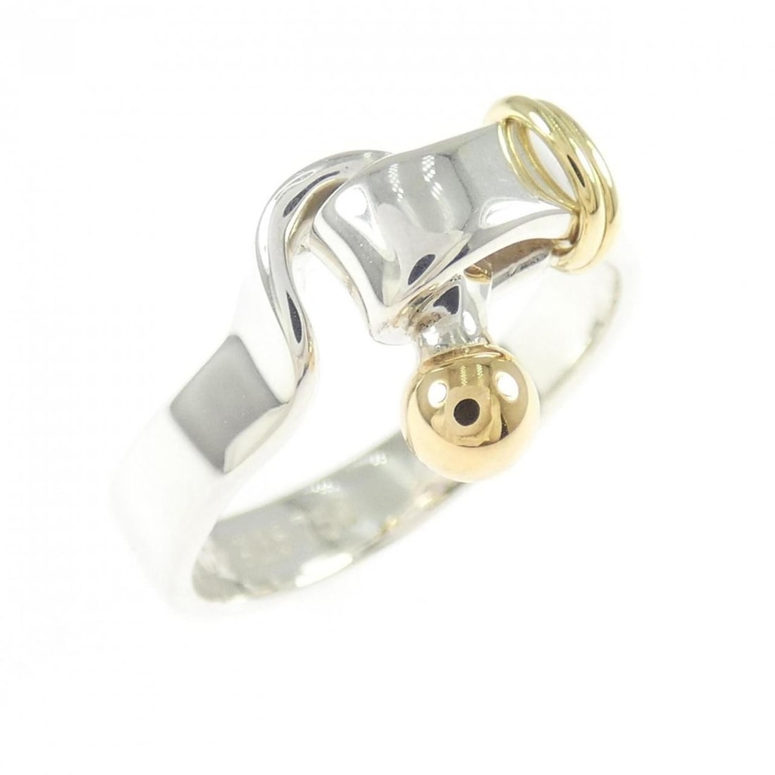 Tiffany Love Knot Ring: --- Catalog ---Category: SizeJP Size: 14US Size: 7Category: DesignType: Band ringGender: WomenMaterial: Silver 925, Yellow gold (18K)Category: GeneralBrand: Tiffany--- Item List ---Section:
