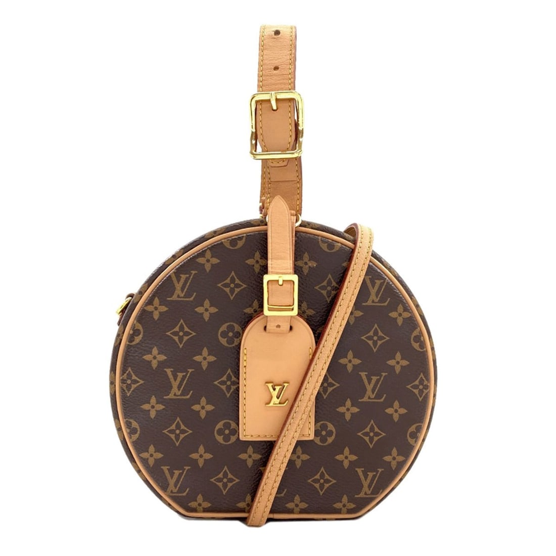 Louis Vuitton M43514 Petite Boite Chapeau Shoulder Bag Monogram Canvas Women's LOUIS VUITTON: --- Catalog ---Category: SizeSize (HxWxD): 16cm x 17cm x 8cm / 6.29'' x 6.69'' x 3.14''Strap Length: 114cm - 124cm / 44.88'' - 48.81''Handle Length: 21cm - 25cm / 8.26'' - 9.84''Category: DesignType: