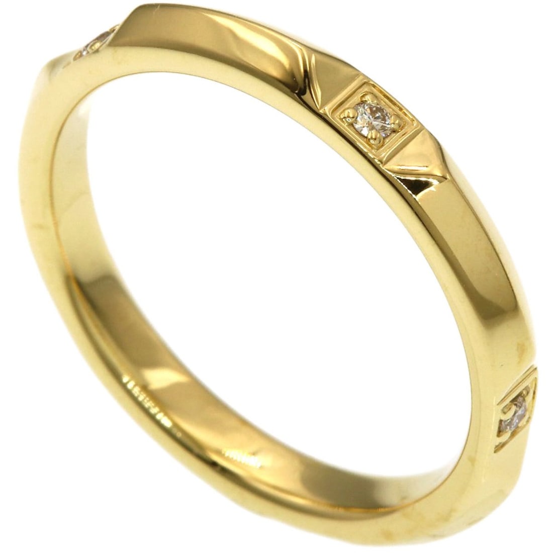 Tiffany & Co. True Band Diamond Ring, 18K Yellow Gold, Women's.: --- Catalog ---Category: SizeJP Size: 11.5US Size: 6Category: DesignType: Band ringGender: WomenMaterial: Yellow gold (18K)Category: GeneralBrand: Tiffany--- Item List ---Section: ConditionRanking: Ra