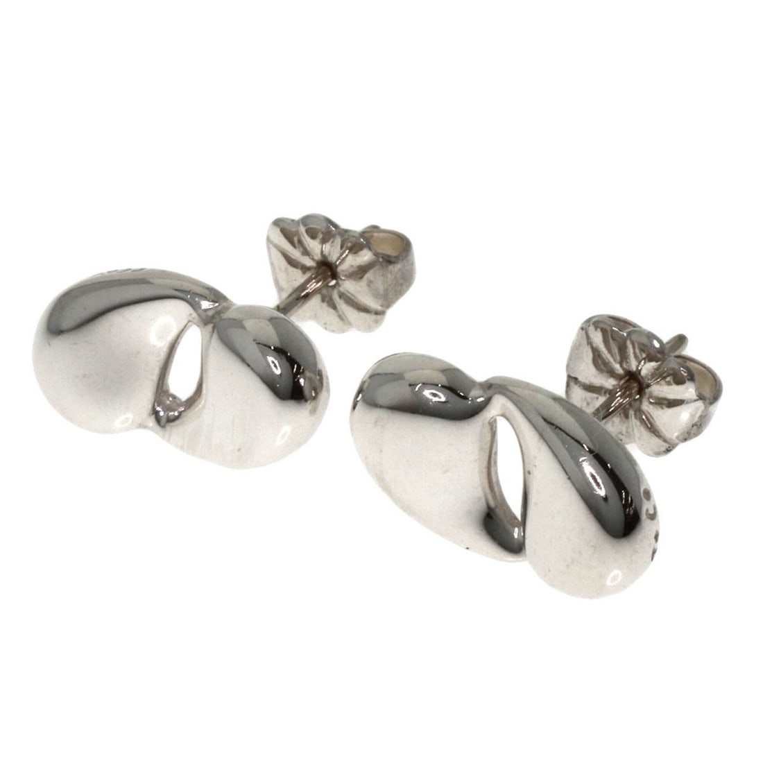 Tiffany & Co. Double Teardrop Earrings, Silver/14K White Gold, Women's.: --- Catalog ---Category: SizeSize (HxWxD): 7.80mm x 13.00mm / 0.31'' x 0.51''Category: DesignType: Stud earringsGender: WomenMaterial: Silver, White gold (14K)Category: GeneralBrand: Tiffany--- Item L