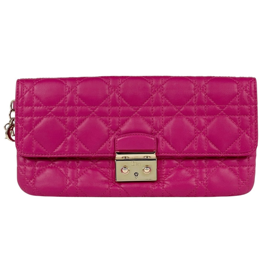Christian Dior Cannage Clutch Bag Wallet Leather Pink Women's: --- Catalog ---Category: SizeSize (HxWxD): 12cm x 22cm x 1.5cm / 4.72'' x 8.66'' x 0.59''Category: DesignType: Clutch bagColor: PinkGender: WomenMaterial: Leather Category: GeneralBrand: Christian Dio