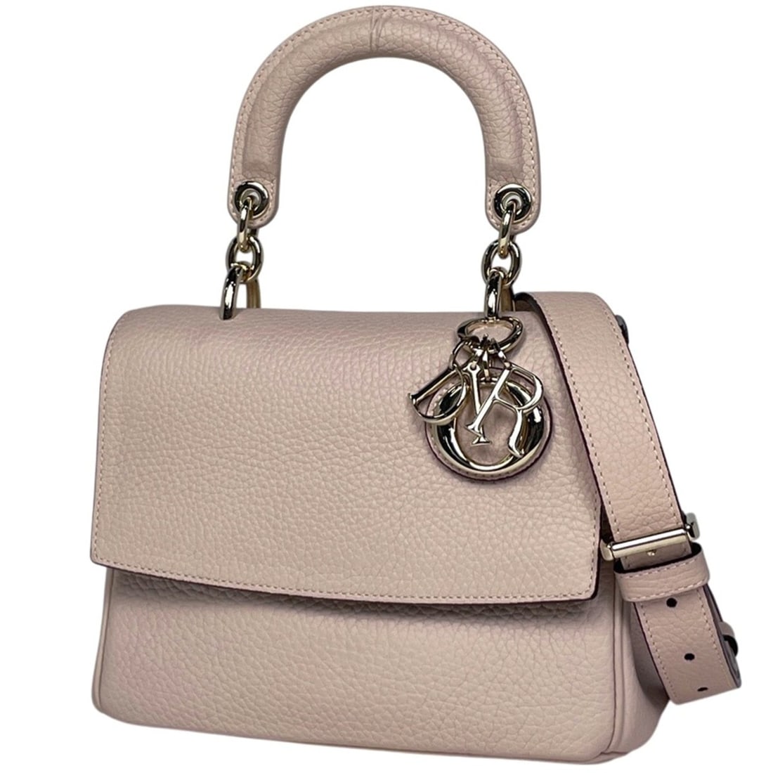 Christian Dior Be 2-Way Mini Leather Handbag, Pink Beige, Women's (1 of 9)