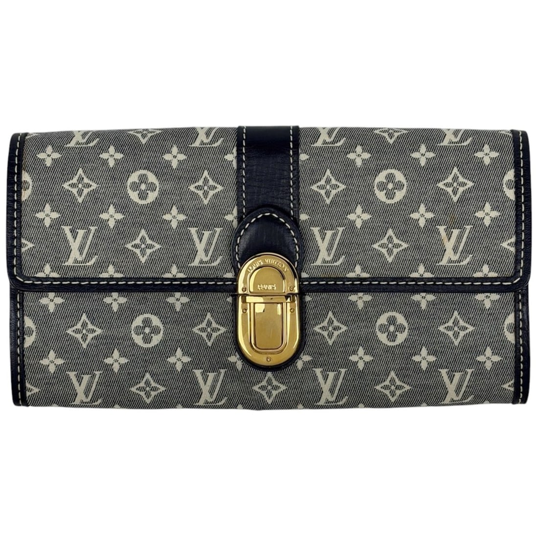 Louis Vuitton Portefeuille Sarah Bi-fold Long Wallet, Monogram Idylle Ancre, M63007, Women's: --- Catalog ---Category: SizeSize (HxWxD): 10cm x 19cm x 2.5cm / 3.93'' x 7.48'' x 0.98''Category: DesignType: Long wallet (bi-fold)Color: AncreGender: WomenMaterial: Monogram Idylle Category: General
