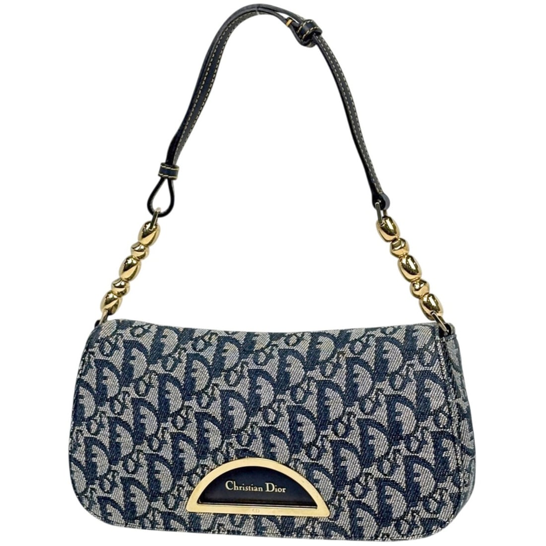 Christian Dior Trotter Pattern Maris Pearl Shoulder Bag, Canvas, Navy, Women's: --- Catalog ---Category: SizeSize (HxWxD): 13cm x 25.5cm x 4.5cm / 5.11'' x 10.03'' x 1.77''Category: DesignType: Shoulder bagColor: NavyGender: WomenMaterial: Trotter Category: GeneralBrand: Christia