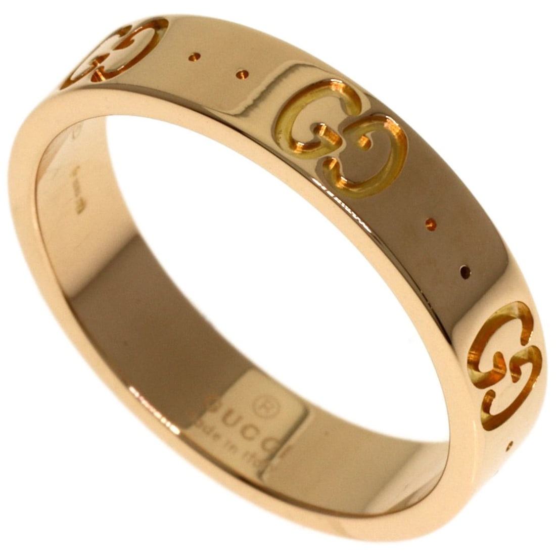 Gucci Icon #11 Ring - 18K Pink Gold Women's GUCCI: --- Catalog ---Category: SizeJP Size: 11US Size: 6Category: DesignType: Band ringGender: WomenMaterial: Pink gold (18K)Category: GeneralBrand: Gucci--- Item List ---Section: ConditionRanking: Rank A U