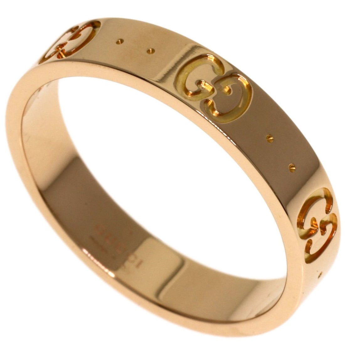 Gucci Icon #15 Ring - 18K Pink Gold Women's GUCCI: --- Catalog ---Category: SizeJP Size: 15US Size: 7.5Category: DesignType: Band ringGender: WomenMaterial: Pink gold (18K)Category: GeneralBrand: Gucci--- Item List ---Section: ConditionRanking: Rank A