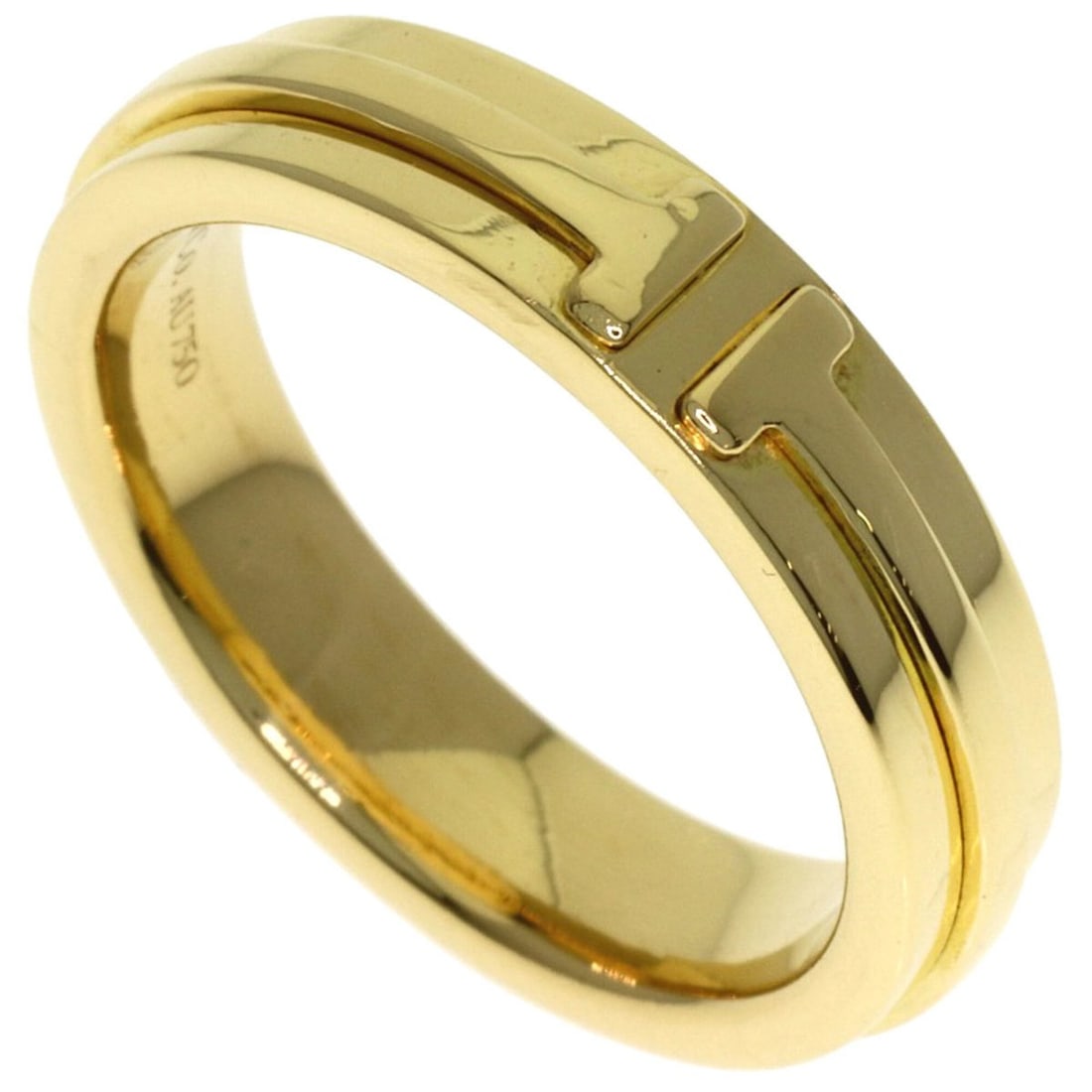 Tiffany & Co. T Narrow Ring, 18K Yellow Gold, Women's Ring.: --- Catalog ---Category: SizeJP Size: 11US Size: 6Category: DesignType: Band ringGender: WomenMaterial: Yellow gold (18K)Category: GeneralBrand: Tiffany--- Item List ---Section: ConditionRanking: Rank