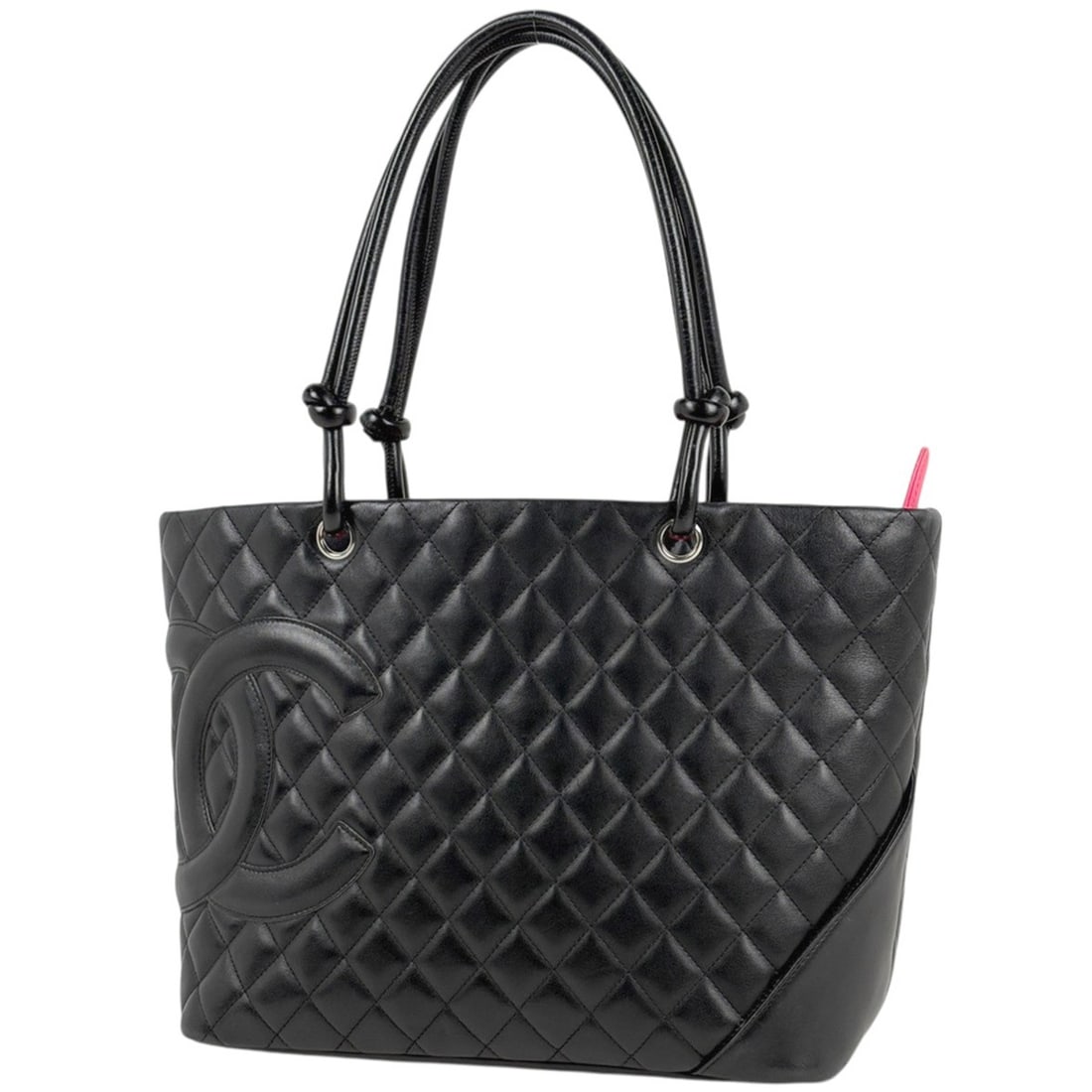 Chanel Cambon Line Large Tote Bag, Coco Mark, Leather, Black, A25169, Women's: --- Catalog ---Category: SizeSize (HxWxD): 24cm x 30cm x 15cm / 9.44'' x 11.81'' x 5.9''Category: DesignType: Tote bagColor: BlackGender: WomenMaterial: Cambon ligne Category: GeneralMPN: A25169Brand: