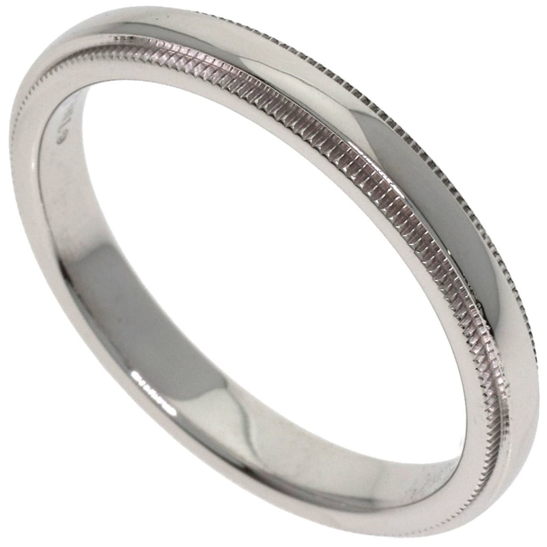 Tiffany & Co. Milgrain Ring, Platinum PT950, Women's Ring.: --- Catalog ---Category: SizeJP Size: 18.5US Size: 9Category: DesignType: Band ringGender: WomenMaterial: Platinum 950Category: GeneralBrand: Tiffany--- Item List ---Section: ConditionRanking: Rank A 