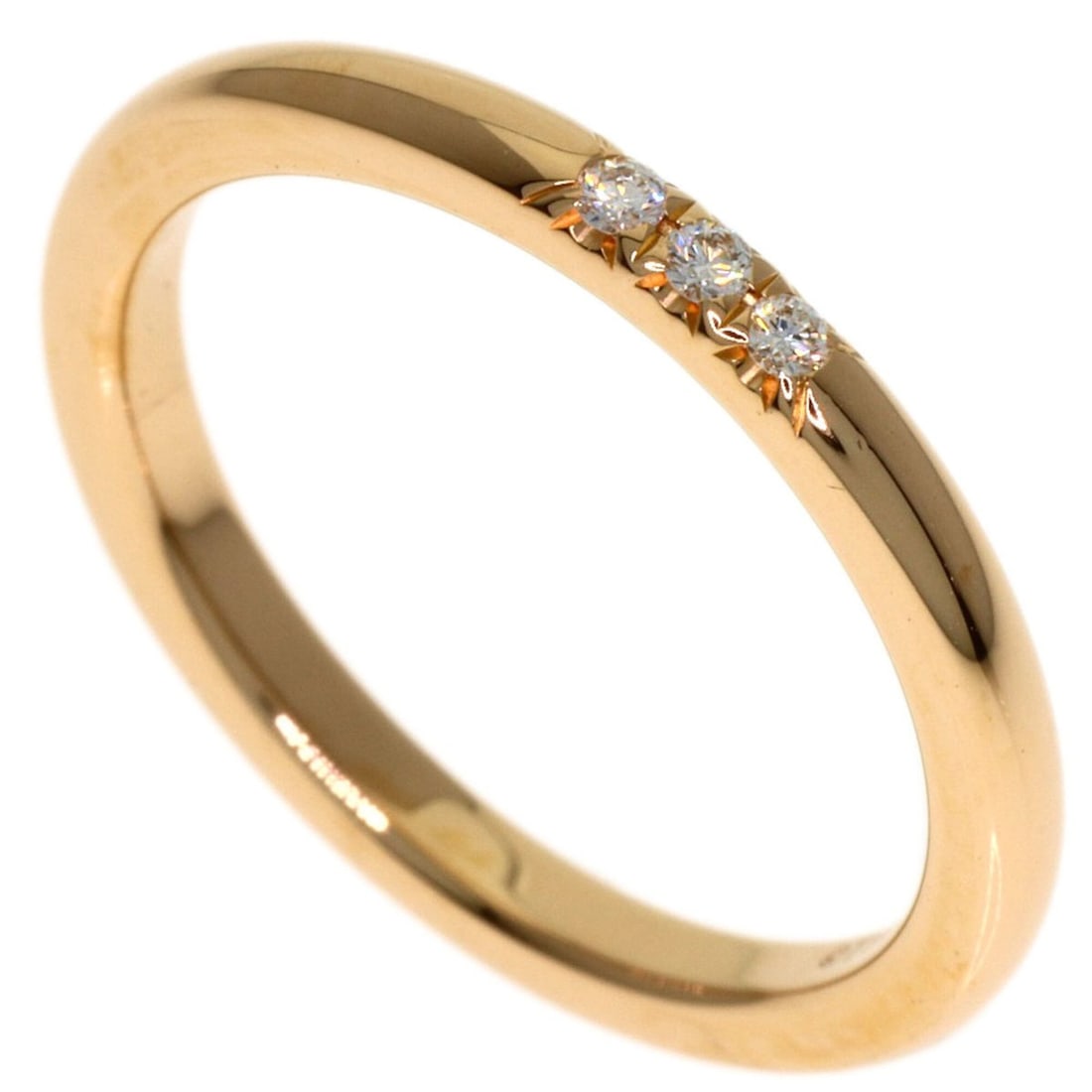 Tiffany & Co. Forever 3-Piece Diamond Ring, 18K Pink Gold, Women's.: --- Catalog ---Category: SizeJP Size: 6.5US Size: 3.5Category: DesignType: Band ringStone: DiamondGender: WomenMaterial: Pink gold (18K)Category: GeneralBrand: Tiffany--- Item List ---Section: Conditi
