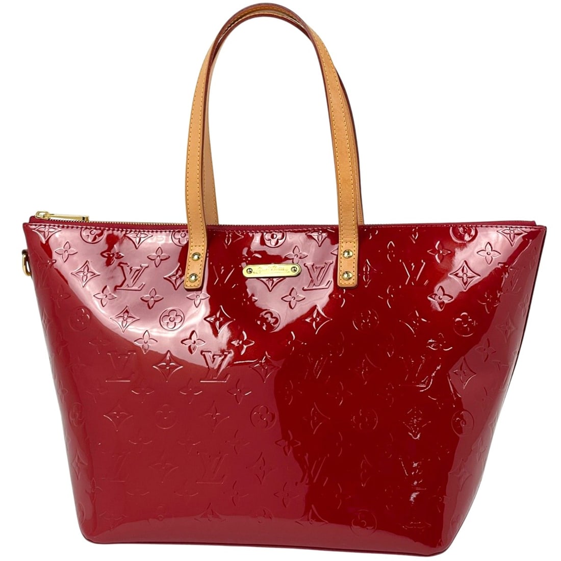 Louis Vuitton Bellevue GM Tote Bag, Monogram Vernis, Pomme d'Amour, M93587, Women's: --- Catalog ---Category: SizeSize (HxWxD): 27cm x 29cm x 19cm / 10.62'' x 11.41'' x 7.48''Category: DesignType: Tote bagColor: Pomme d'amourGender: WomenMaterial: Monogram Vernis Category: GeneralMPN: