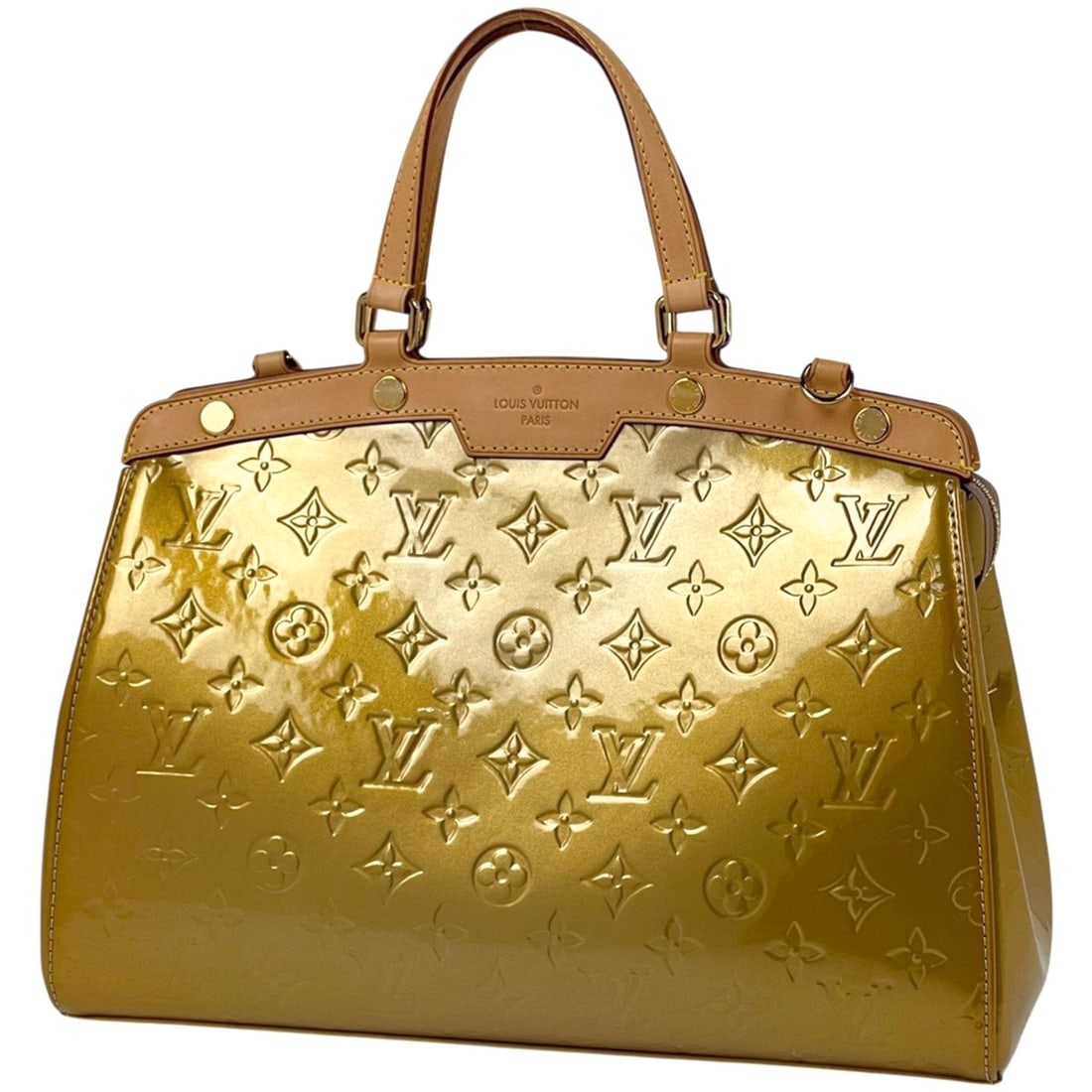Louis Vuitton Blair MM Enamel Handbag, Monogram Vernis, Beige Poudre, M91755, Women's: --- Catalog ---Category: SizeSize (HxWxD): 24cm x 33cm x 13cm / 9.44'' x 12.99'' x 5.11''Category: DesignType: HandbagColor: Beige poodleGender: WomenMaterial: Monogram Vernis Category: GeneralMPN: M9