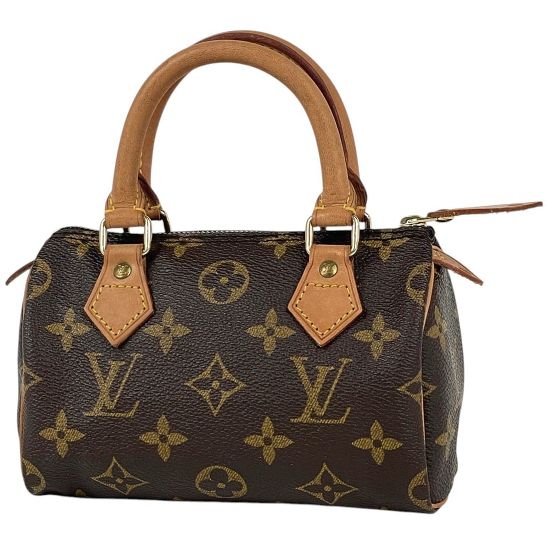 Louis Vuitton Mini Speedy Shopping Handbag, Monogram Brown, M41534, Women's: --- Catalog ---Category: SizeSize (HxWxD): 10cm x 16cm x 6.5cm / 3.93'' x 6.29'' x 2.55''Category: DesignType: HandbagColor: Brown, MonogramGender: WomenMaterial: Monogram Category: GeneralMPN: M41534