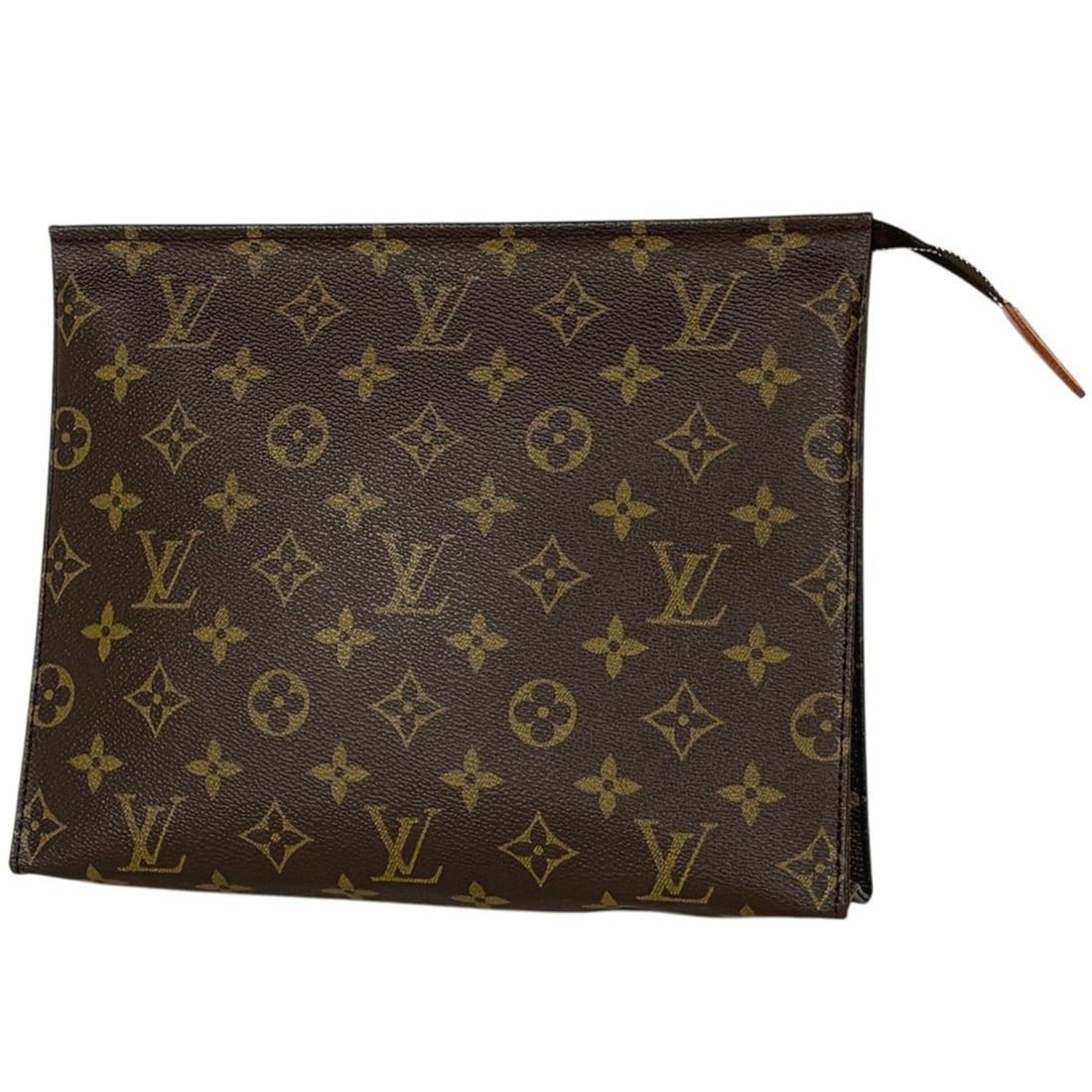 Louis Vuitton Pochette Toilette 26 Clutch Bag, Monogram Brown, M47542, Women's.: --- Catalog ---Category: SizeSize (HxWxD): 20cm x 25cm x 5cm / 7.87'' x 9.84'' x 1.96''Category: DesignType: Clutch bag, PouchColor: Brown, MonogramGender: WomenMaterial: Monogram Category: GeneralMPN