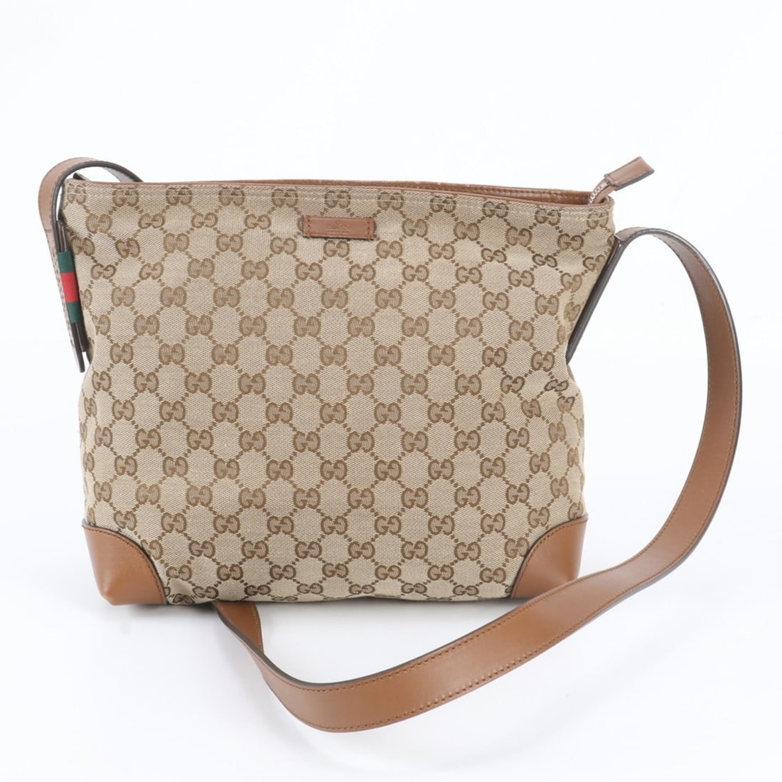 Gucci GG Canvas 337598 Leather Shoulder Bag, Handbag, Tote Bag - Brand Name Women's (1 of 10)