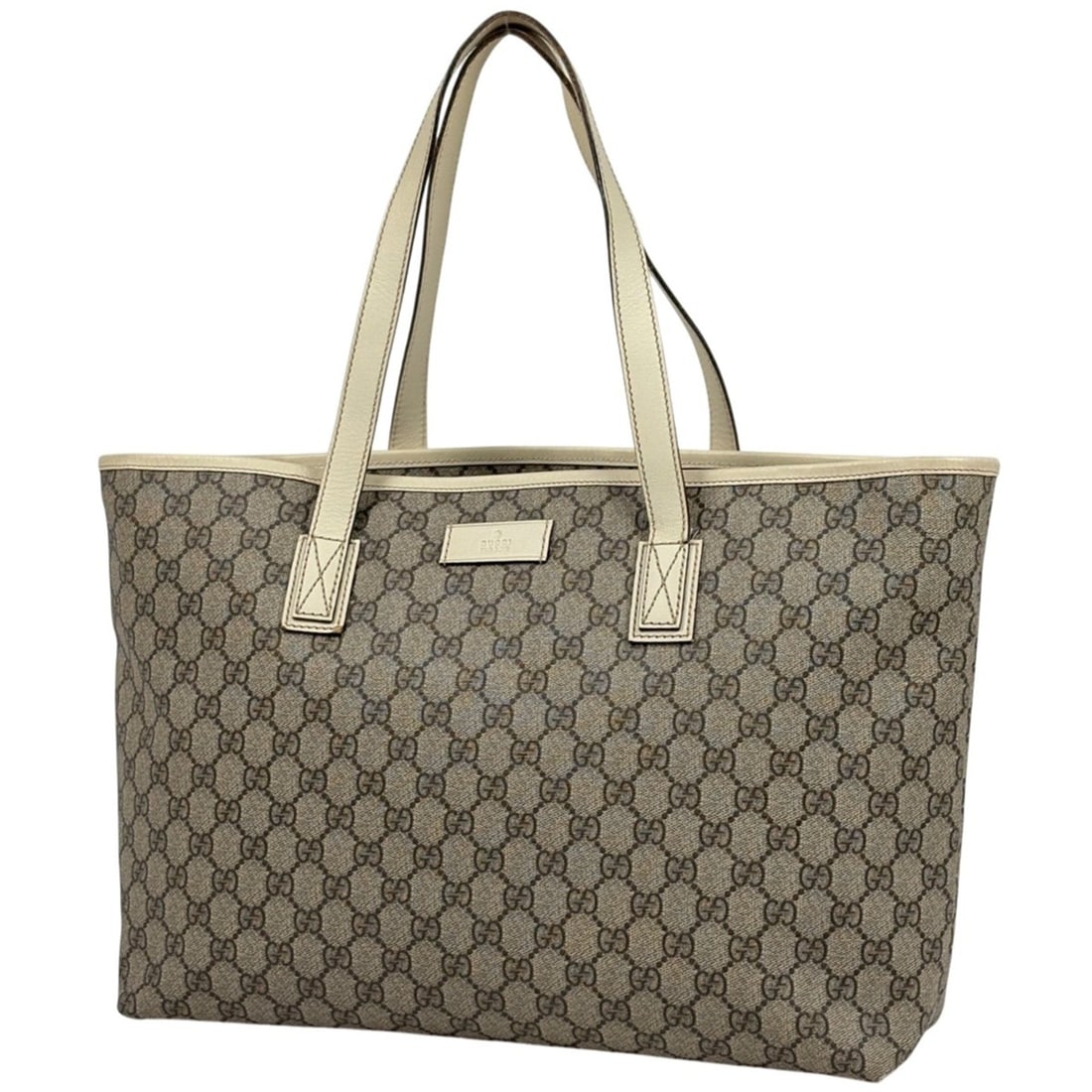 Gucci GG pattern tote bag/shoulder bag, coated canvas, beige/ivory, 211137, women's.: --- Catalog ---Category: SizeSize (HxWxD): 27cm x 37cm x 10.5cm / 10.62'' x 14.56'' x 4.13''Category: DesignType: Shoulder bag, Tote bagColor: Beige, IvoryGender: WomenMaterial: Coated canvas Category