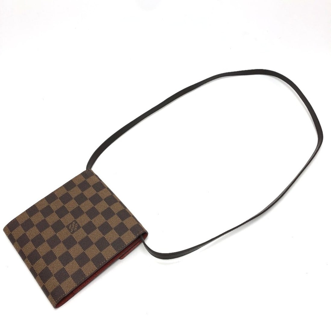 LOUIS VUITTON N62935 Damier CD Case DVD Shoulder Bag Canvas Men's Women's Brown E-230222-2: --- Catalog ---Category: SizeSize (HxWxD): 16cm x 15cm x 1.8cm / 6.29'' x 5.9'' x 0.7''Category: DesignType: Shoulder bagColor: BrownGender: Men,WomenMaterial: Damier Canvas Category: GeneralBrand: Lo