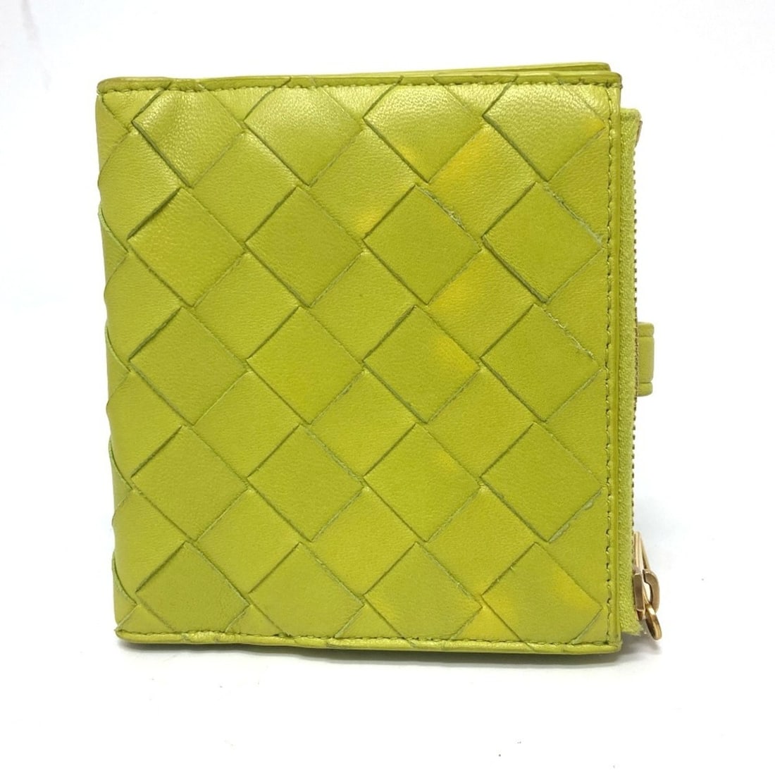 BOTTEGA VENETA 600270 Intrecciato Short Wallet Bi-fold Leather Women's Green T-241201-15: --- Catalog ---Category: SizeSize (HxWxD): 10.5cm x 11cm x 2cm / 4.13'' x 4.33'' x 0.78''Category: DesignType: Wallet (bi-fold)Color: GreenGender: WomenMaterial: Leather Category: GeneralBrand: Botteg