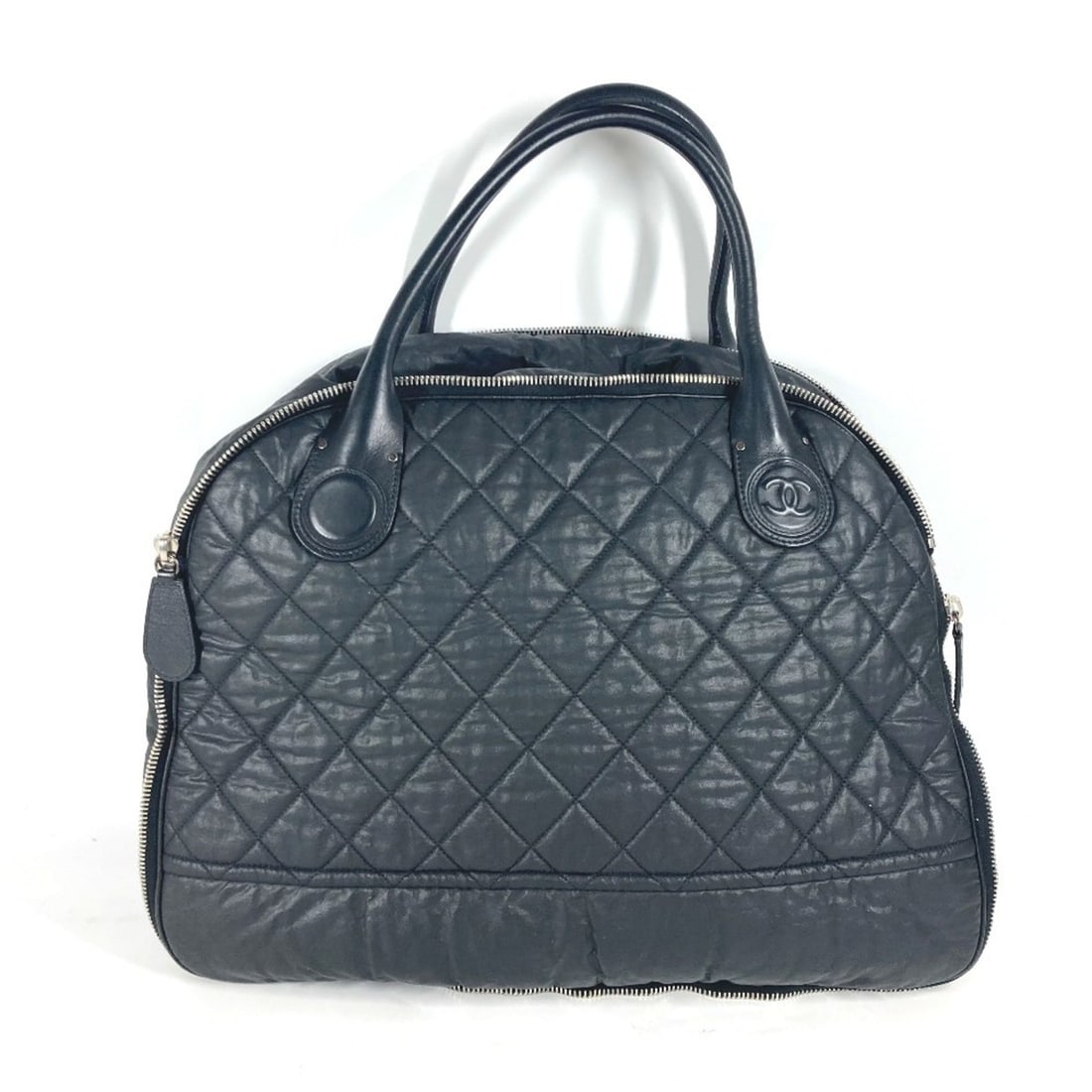 CHANEL Chanel Bag CC Coco Mark Matelasse Quilted Shoulder Tote Travel Boston Coated Canvas Women's: --- Catalog ---Category: SizeSize (HxWxD): 36.5cm x 48.5cm x 19cm / 14.37'' x 19.09'' x 7.48''Category: DesignType: Boston bag, Shoulder bag, Tote bagColor: BlackGender: WomenMaterial: Coated canvas C