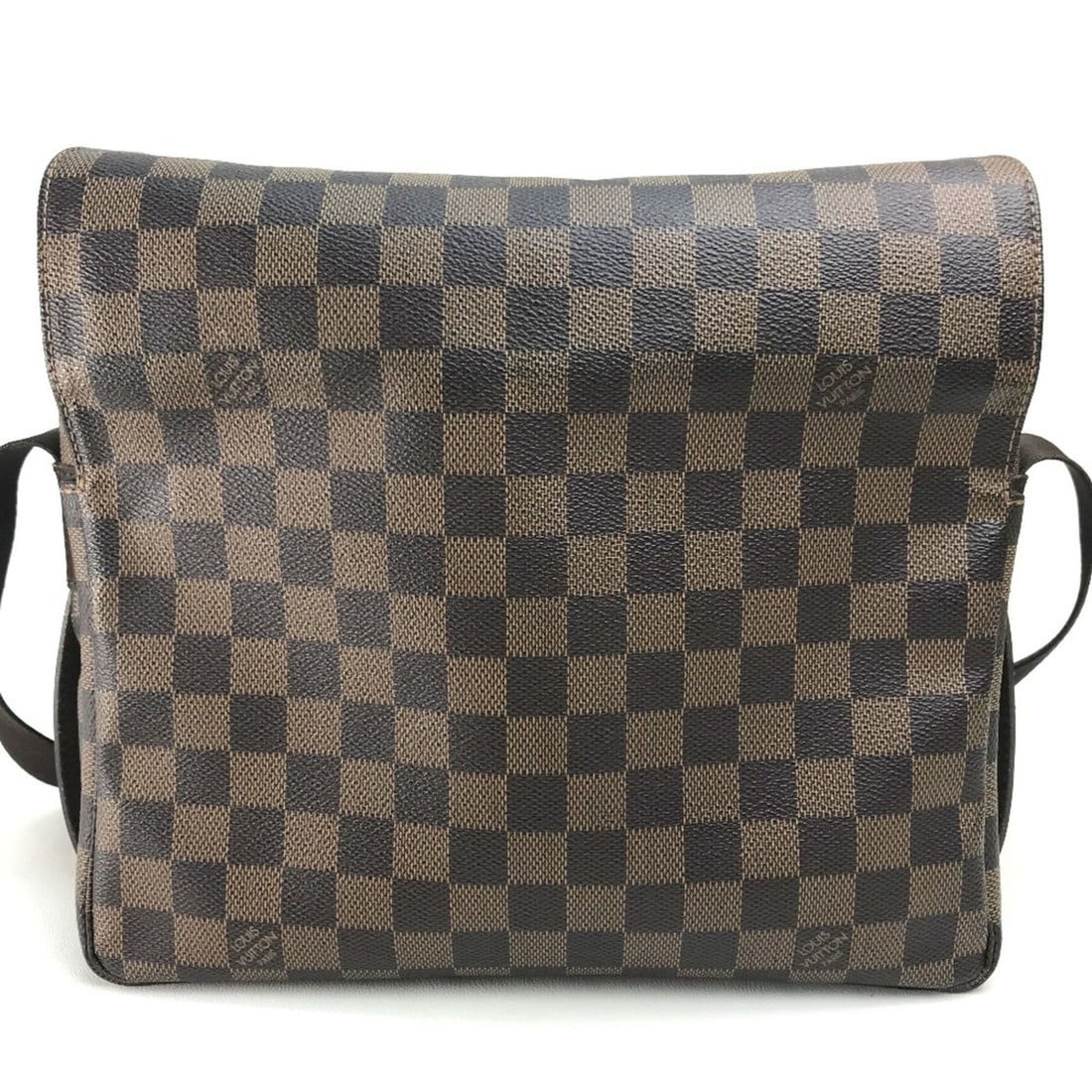 LOUIS VUITTON N45255 Damier Naviglio Bag Shoulder Canvas Women's Ebene Brown M-210310-1 (1 of 20)