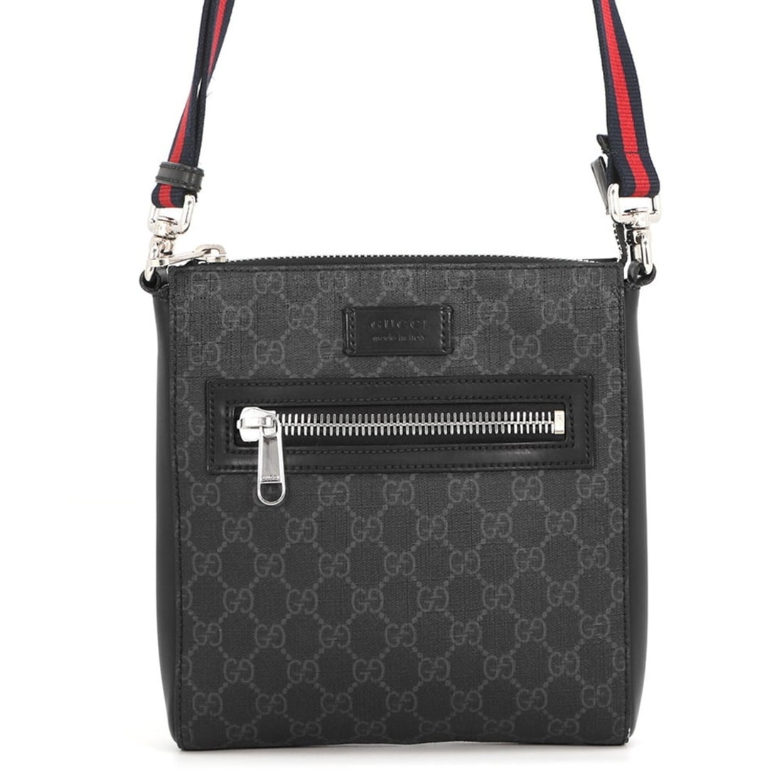 Gucci GG Supreme Shoulder Bag, Small Handbag 523599, GUCCI for Men, Black,: --- Catalog ---Category: SizeSize (HxWxD): 22.5cm x 21cm x 4.5cm / 8.85'' x 8.26'' x 1.77''Category: DesignType: Handbag, Messenger bag, Shoulder bagColor: BlackGender: MenMaterial: GG Supreme