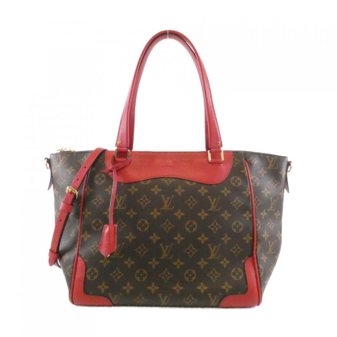 Louis Vuitton Monogram Estrella M51193 Handbag: --- Catalog ---Category: SizeSize (HxWxD): 28cm x 32cm x 16cm / 11.02'' x 12.59'' x 6.29''Category: DesignType: HandbagColor: Coquelicots, MarronGender: WomenMaterial: Coated canvas , Leather Hardware