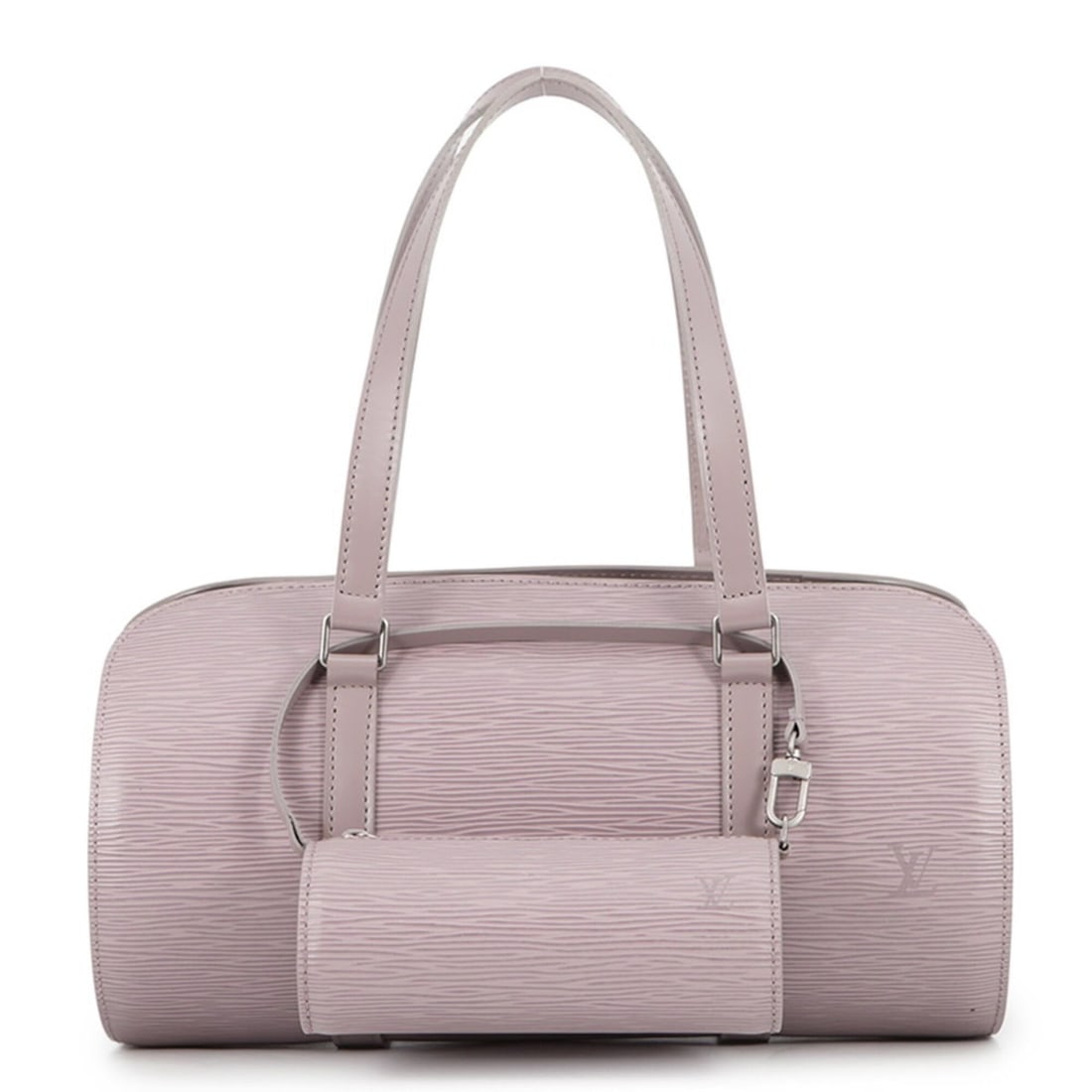 Louis Vuitton Epi Soufflot Handbag M5222B LOUIS VUITTON Mini Boston: --- Catalog ---Category: SizeSize (HxWxD): 15.5cm x 31cm x 14.5cm / 6.1'' x 12.2'' x 5.7''Category: DesignType: Handbag, PouchColor: Galle, LilacGender: WomenMaterial: Epi leather Category: