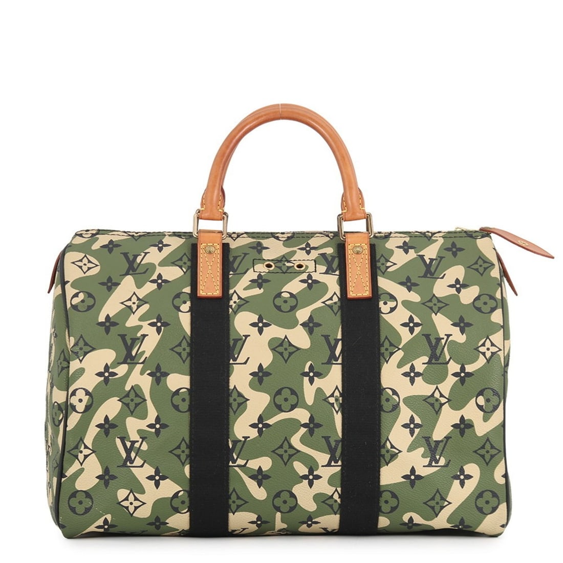 Louis Vuitton Monogram Fleurage Speedy 35 Handbag M95773 LOUIS VUITTON Camouflage Khaki Takashi: --- Catalog ---Category: SizeSize (HxWxD): 23.5cm x 35cm x 20cm / 9.25'' x 13.77'' x 7.87''Category: DesignType: HandbagColor: Camouflage, Khaki, MonogramGender: MenMaterial: Monogram Category: