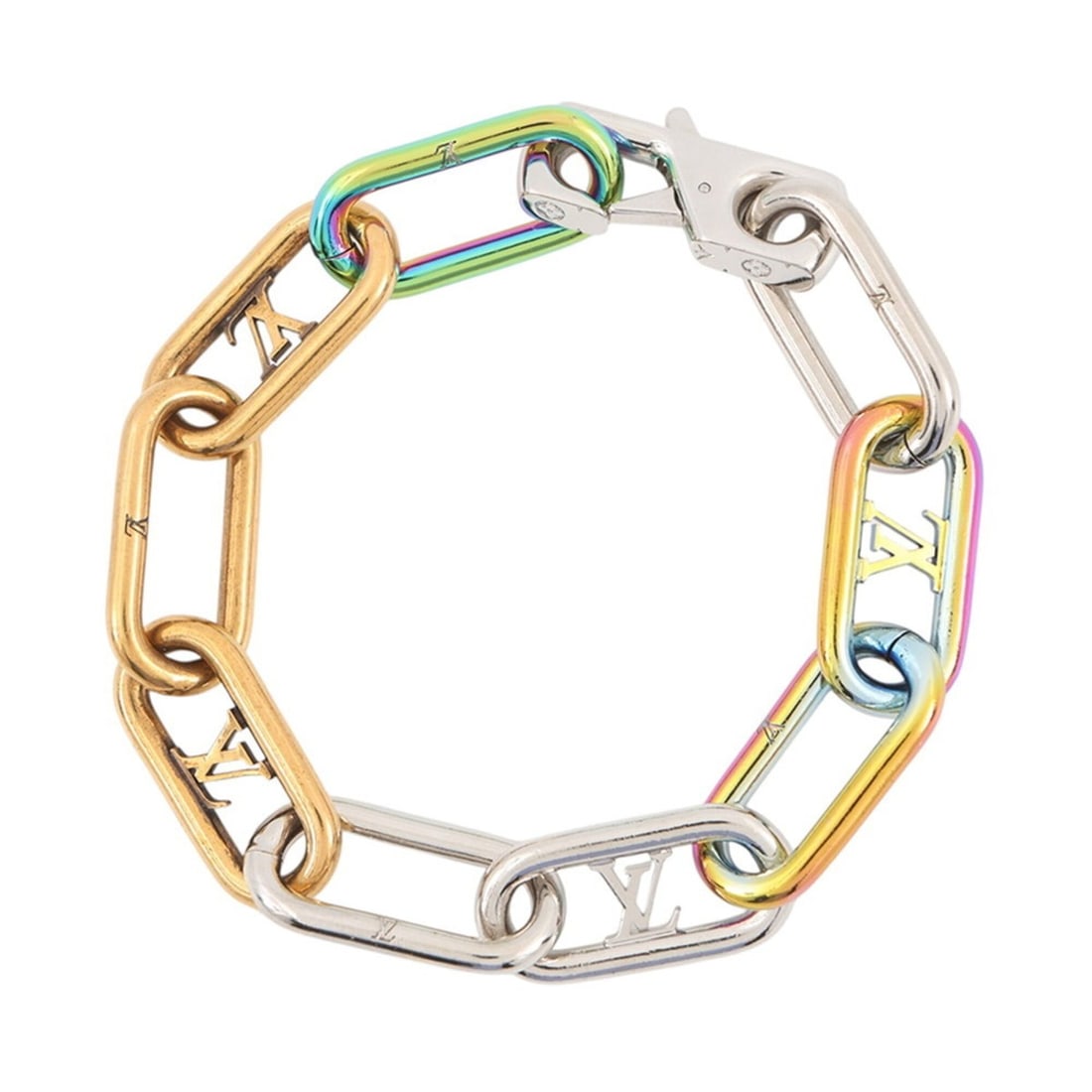 Louis Vuitton Bracelet Signature Chain M80178 LOUIS VUITTON: --- Catalog ---Category: SizeLength: 17cm / 6.69''Category: DesignType: Link braceletGender: WomenMaterial: MetalCategory: GeneralMPN: M80178Brand: Louis VuittonCountry of Origin: Italy--- Item List