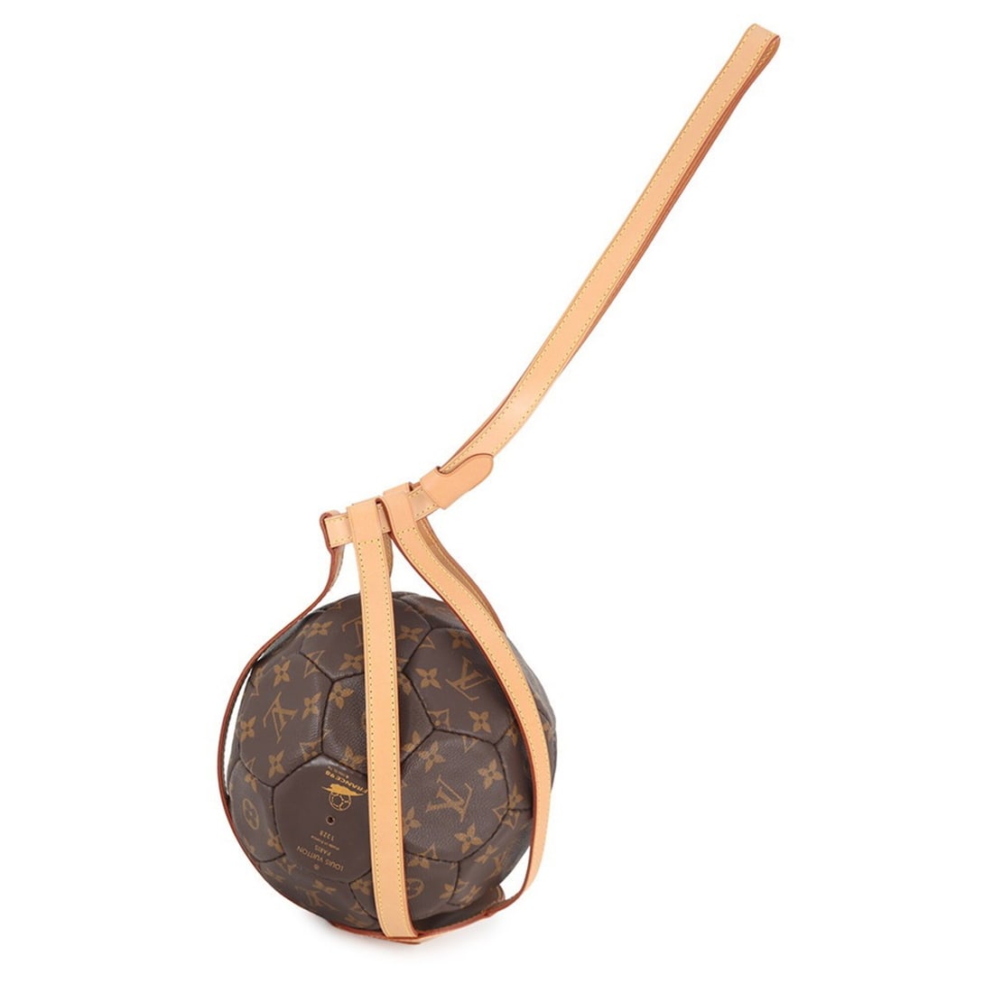 Louis Vuitton Soccer Ball Monogram 1998 France World Cup Commemorative Limited Edition of 3000: --- Catalog ---Category: SizeCircumference: 21cm / 8.26''Category: DesignType: Indoors soccer ballColor: MonogramGender: Men,WomenMaterial: LeatherCategory: GeneralBrand: Louis VuittonCountry of