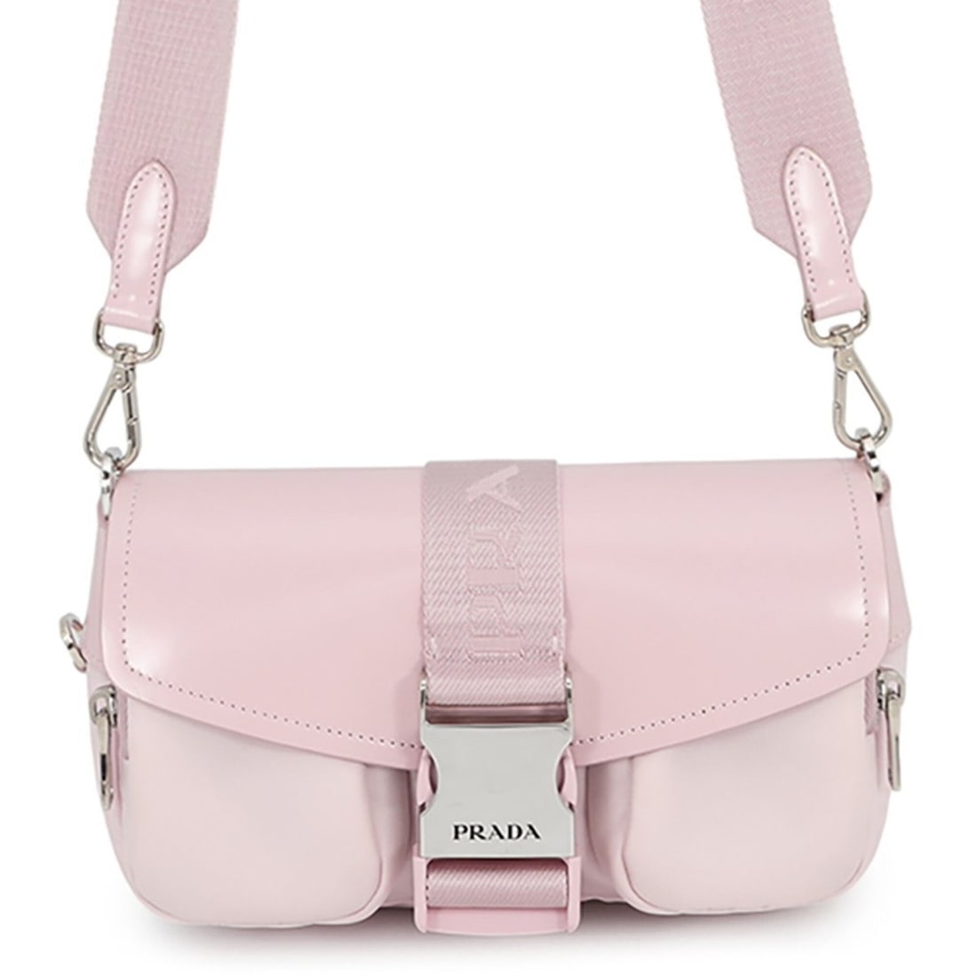 Prada Shoulder Bag Re-Nylon Nylon Brushed Leather 1BD295 PRADA Handbag: --- Catalog ---Category: SizeSize (HxWxD): 15cm x 24cm x 7.5cm / 5.9'' x 9.44'' x 2.95''Category: DesignType: Handbag, Pouch, Shoulder bagColor: PinkGender: WomenMaterial: Nylon Category: GeneralMPN: 