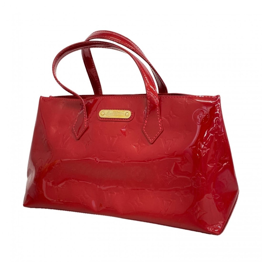 Louis Vuitton Vernis Wilshire PM handbag, M93642, Pomme d'Amour, for women.: --- Catalog ---Category: SizeSize (HxWxD): 18cm x 30cm x 11cm / 7.08'' x 11.81'' x 4.33''Category: DesignType: HandbagColor: Pomme d'amourGender: WomenCategory: GeneralMPN: M93642Brand: Louis Vuitton-